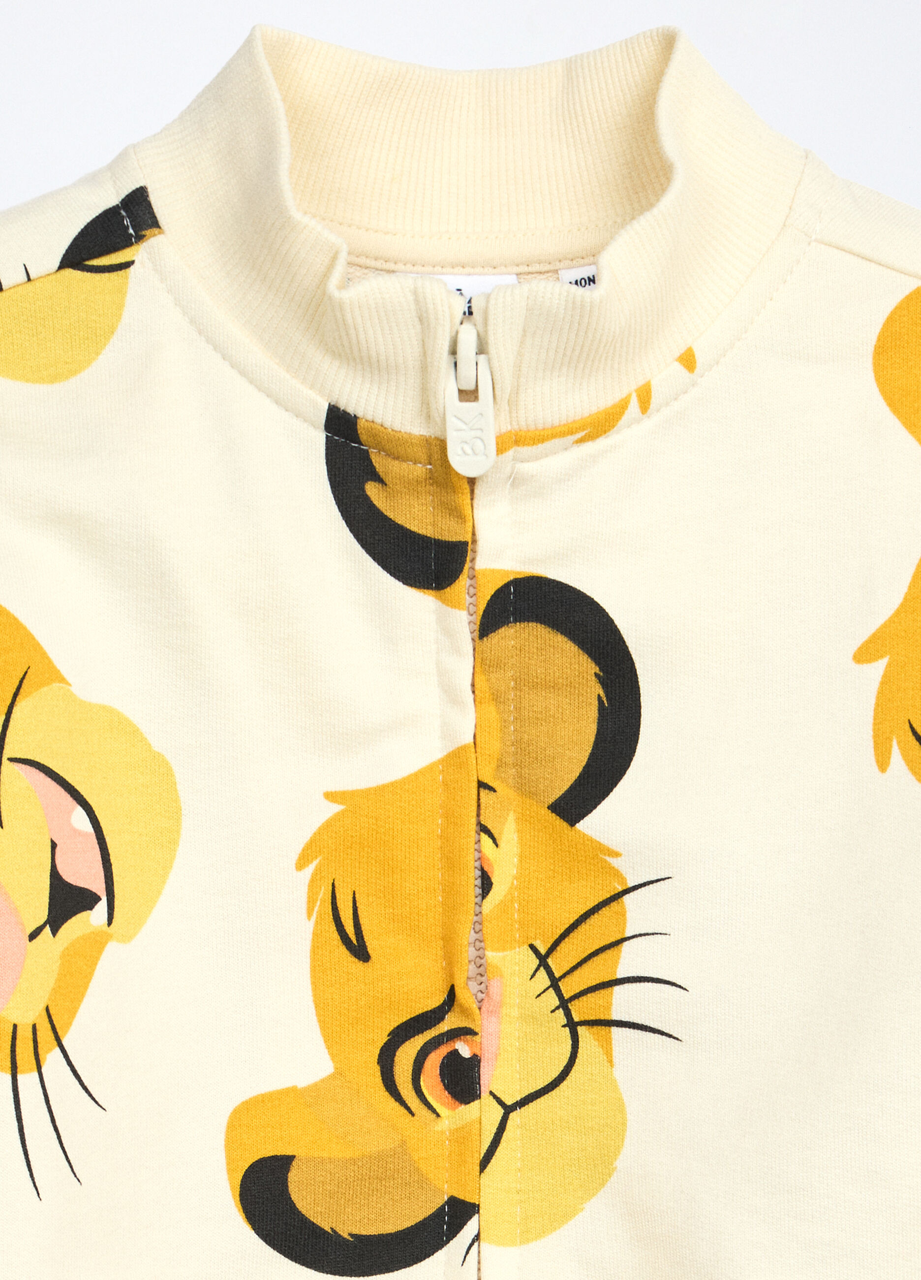 Jogging set in french terry di puro cotone neonato_2