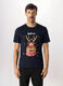 T-shirt in puro cotone con stampa natalizia uomo_0