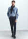 Pantalone chino in lino e cotone uomo_0