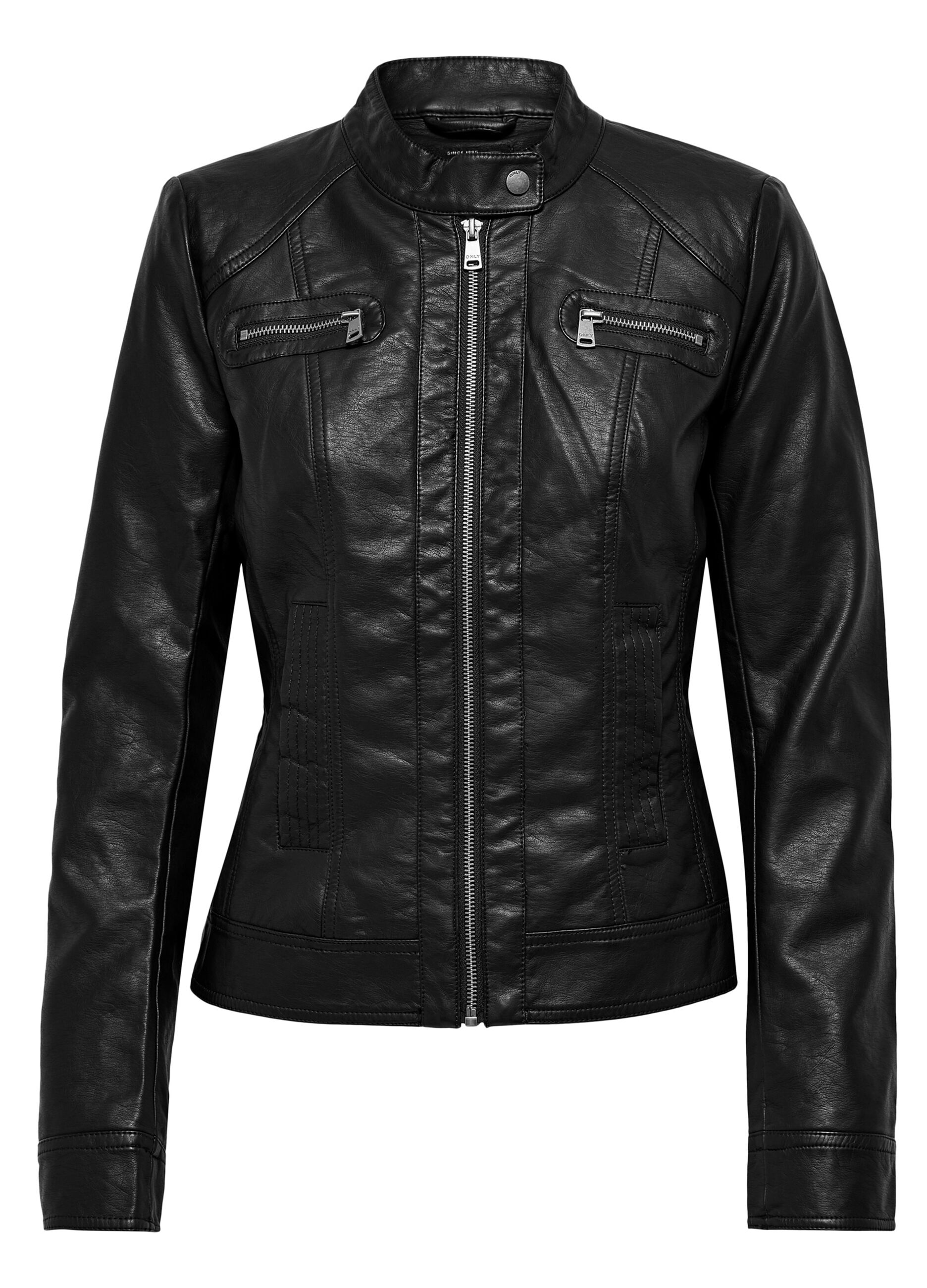 Giacca in eco pelle donna_6