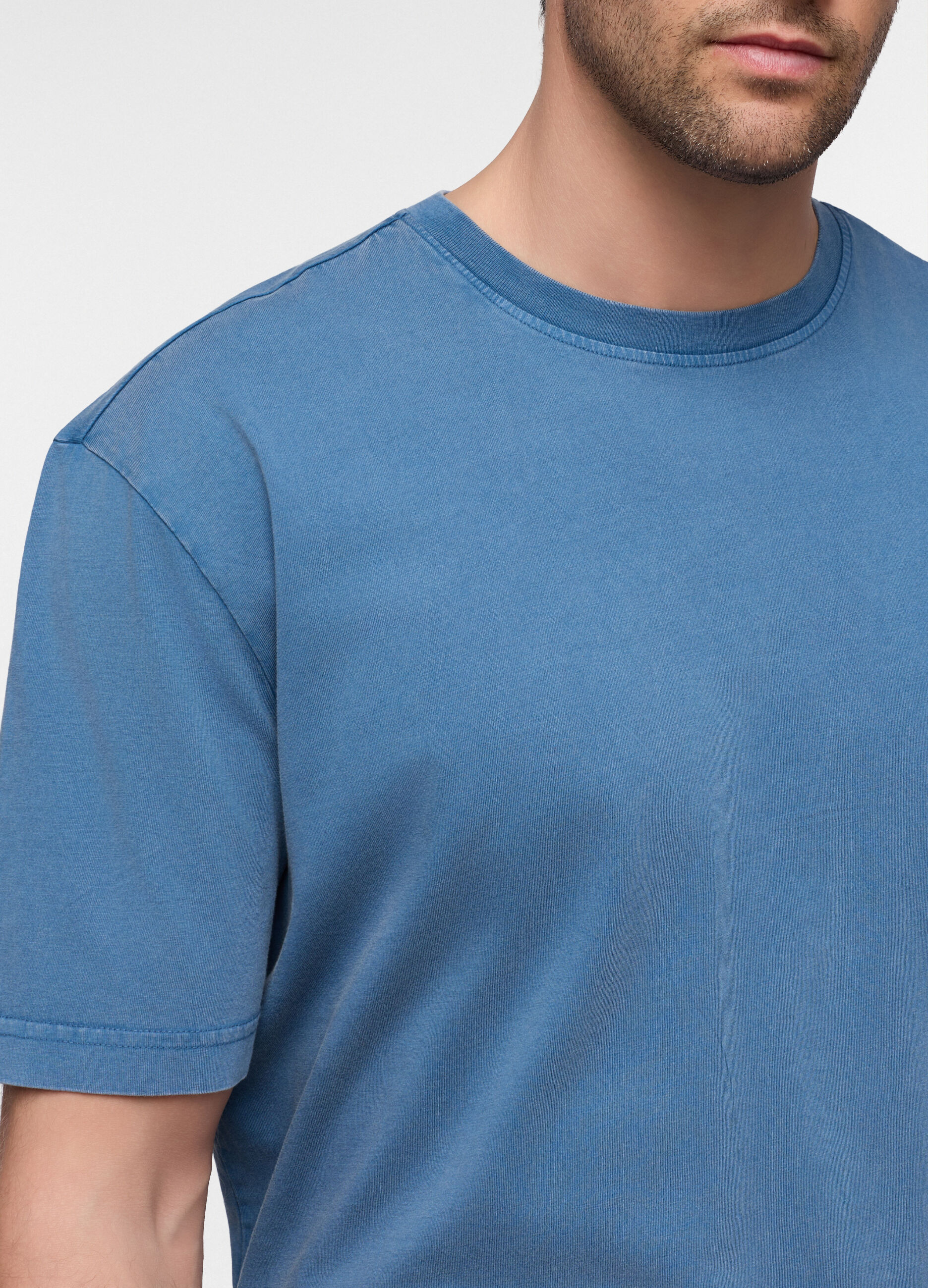 T-shirt relaxed fit in cotone uomo