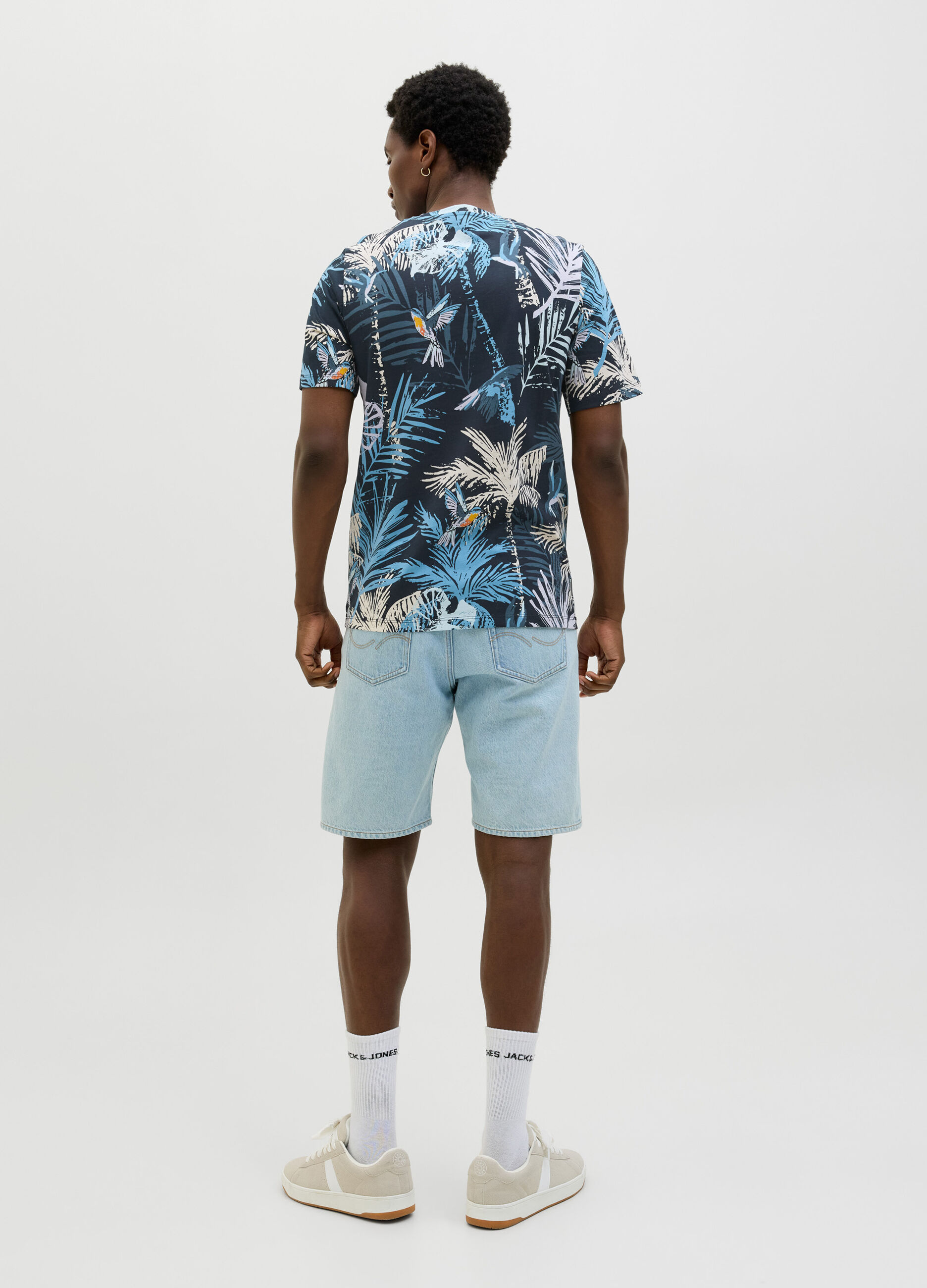 T-shirt standard fit con stampa uomo