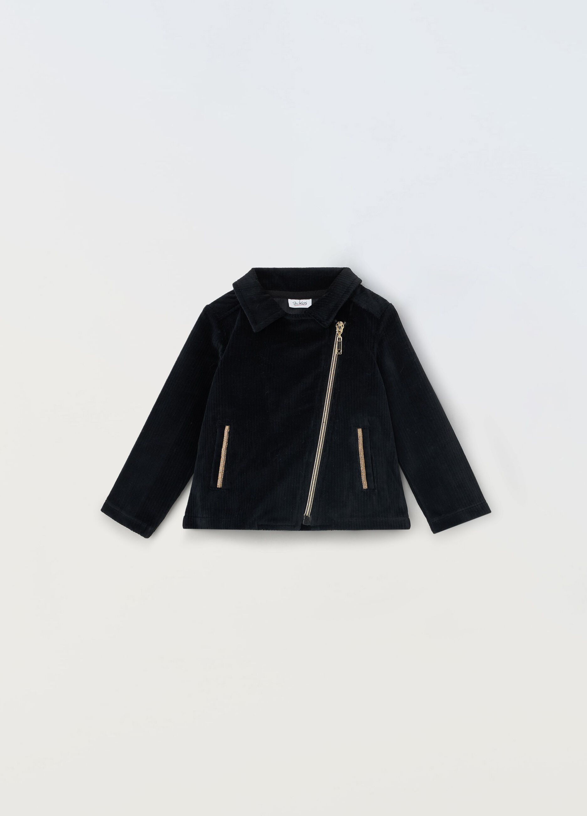 Felpa in costina di velluto neonata_0