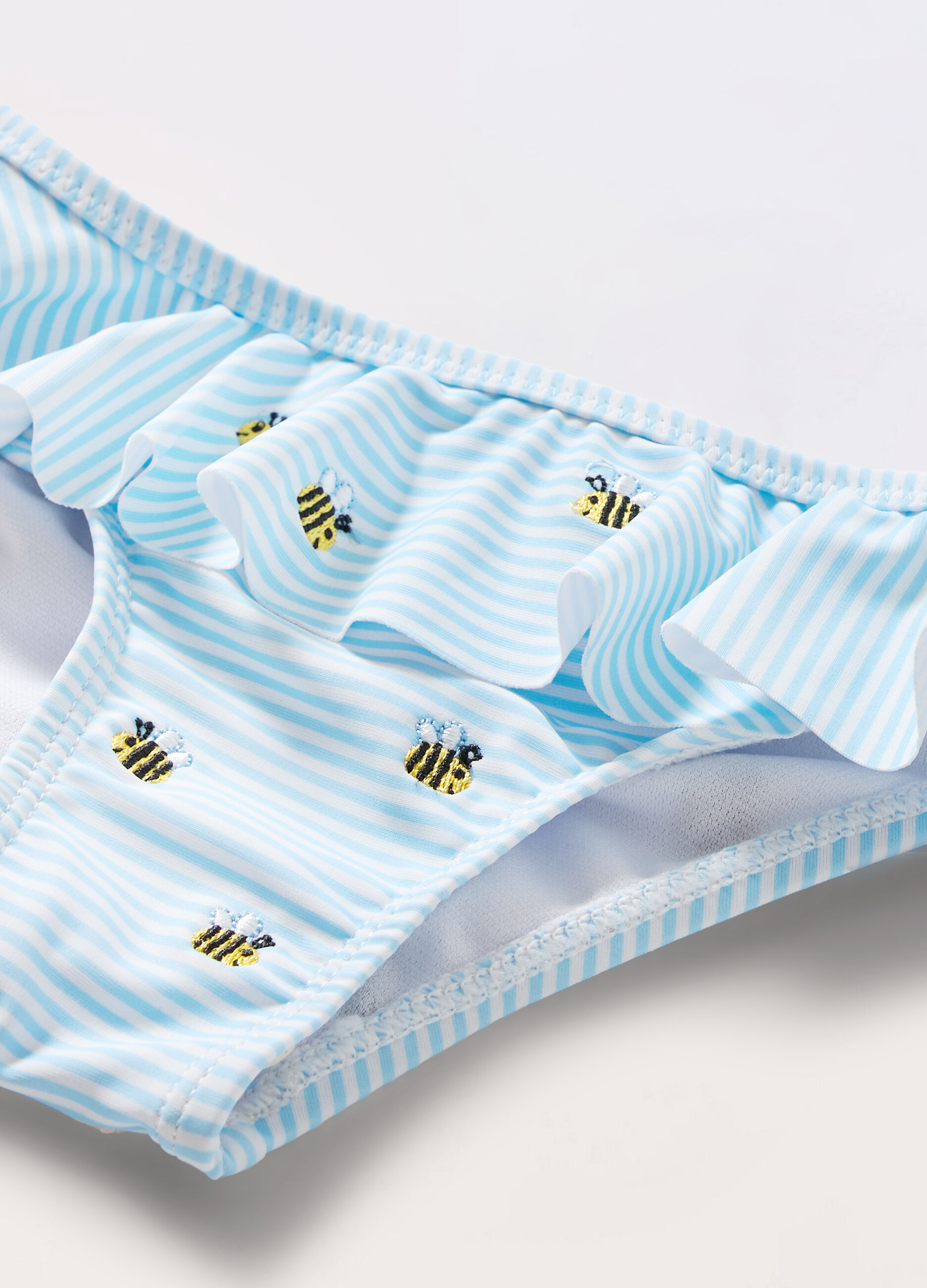 Costume slip con rouches neonata_1