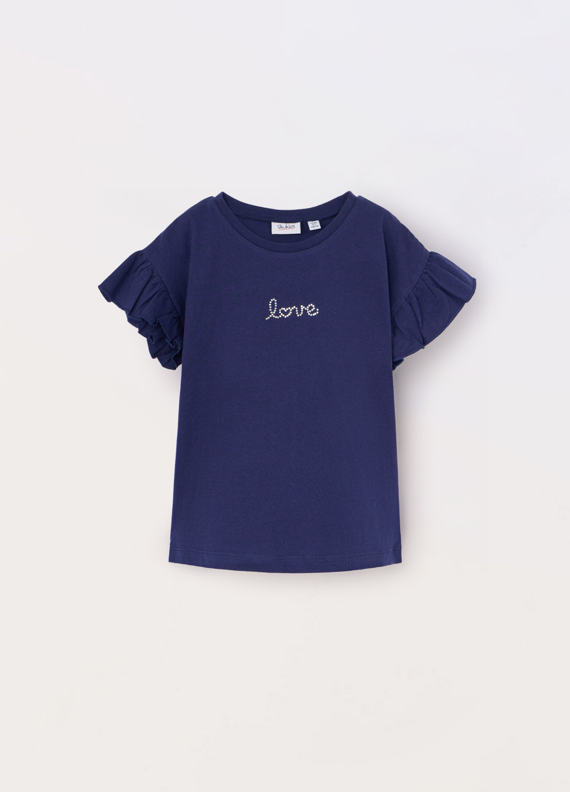 T-shirt in jersey di puro cotone bambina_0