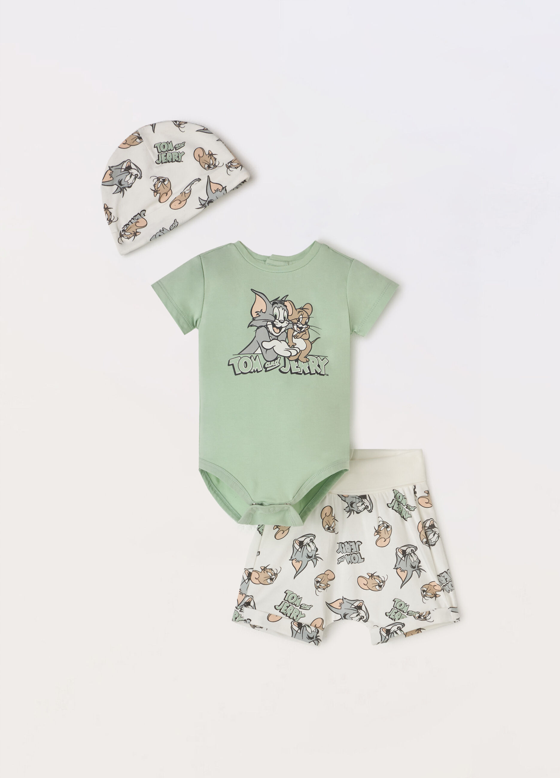 Set in jersey di cotone stretch neonato_0