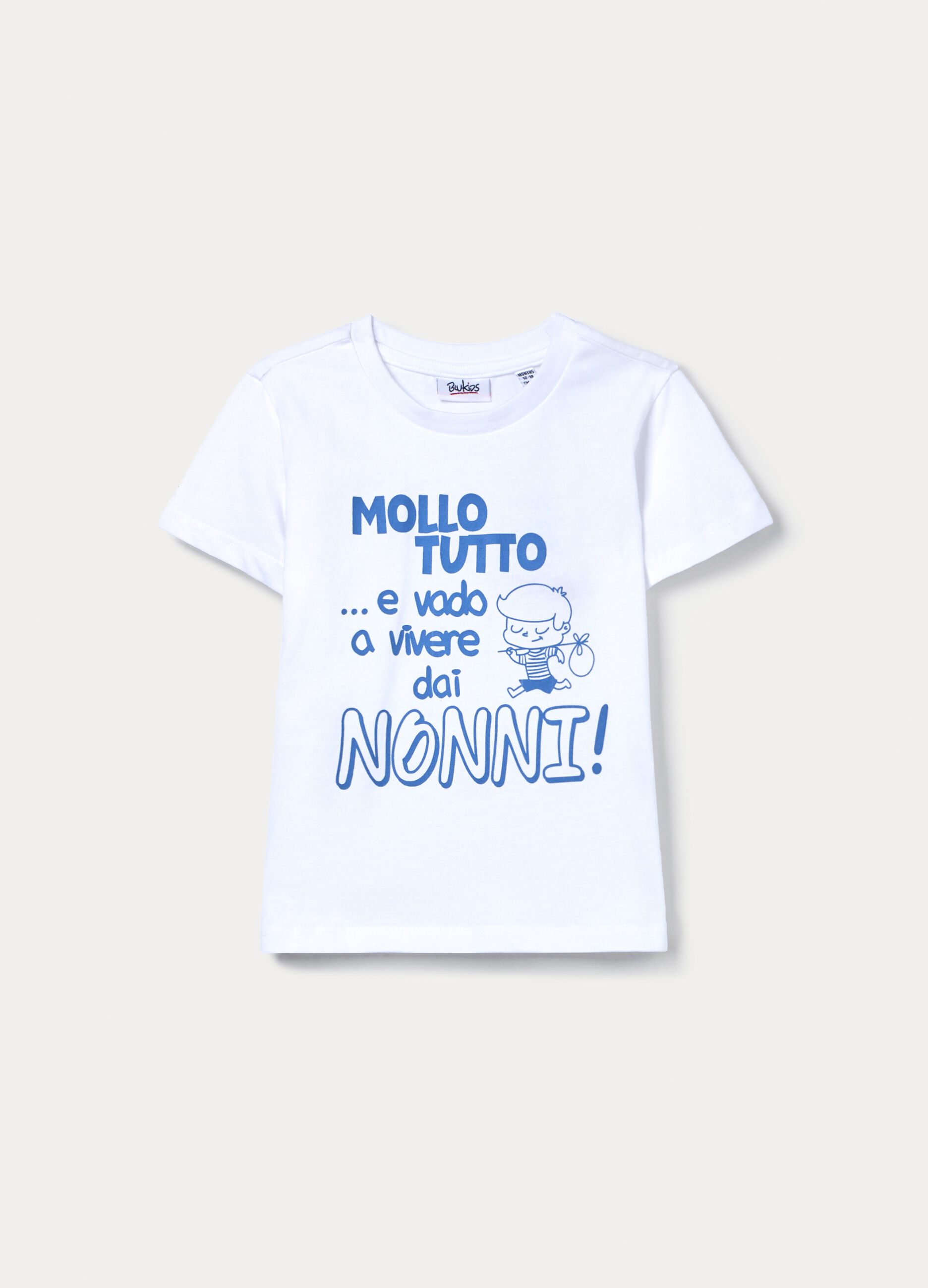 T-shirt in jersey di puro cotone bimbo_0