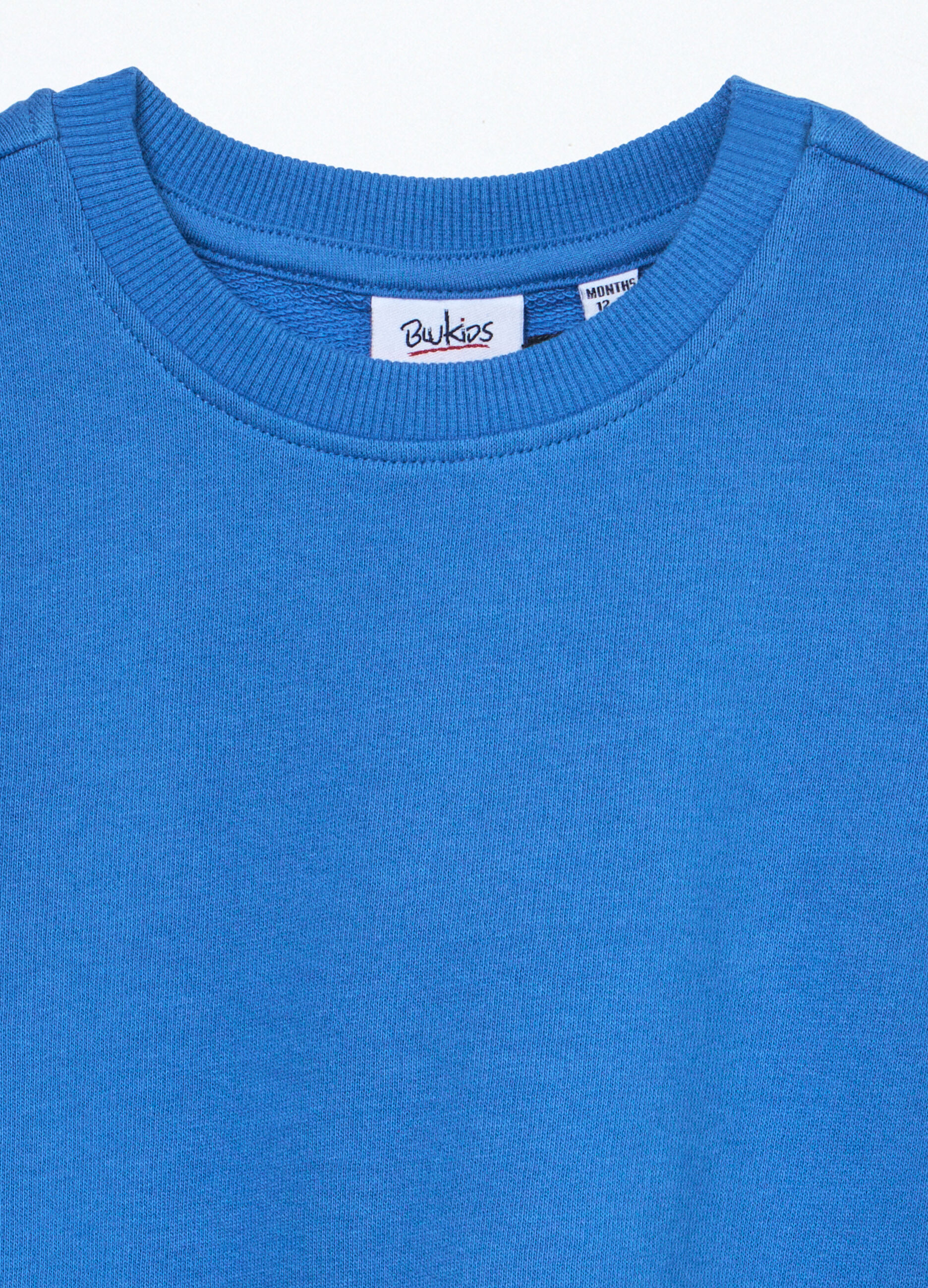 Felpa in french terry di puro cotone neonato_2