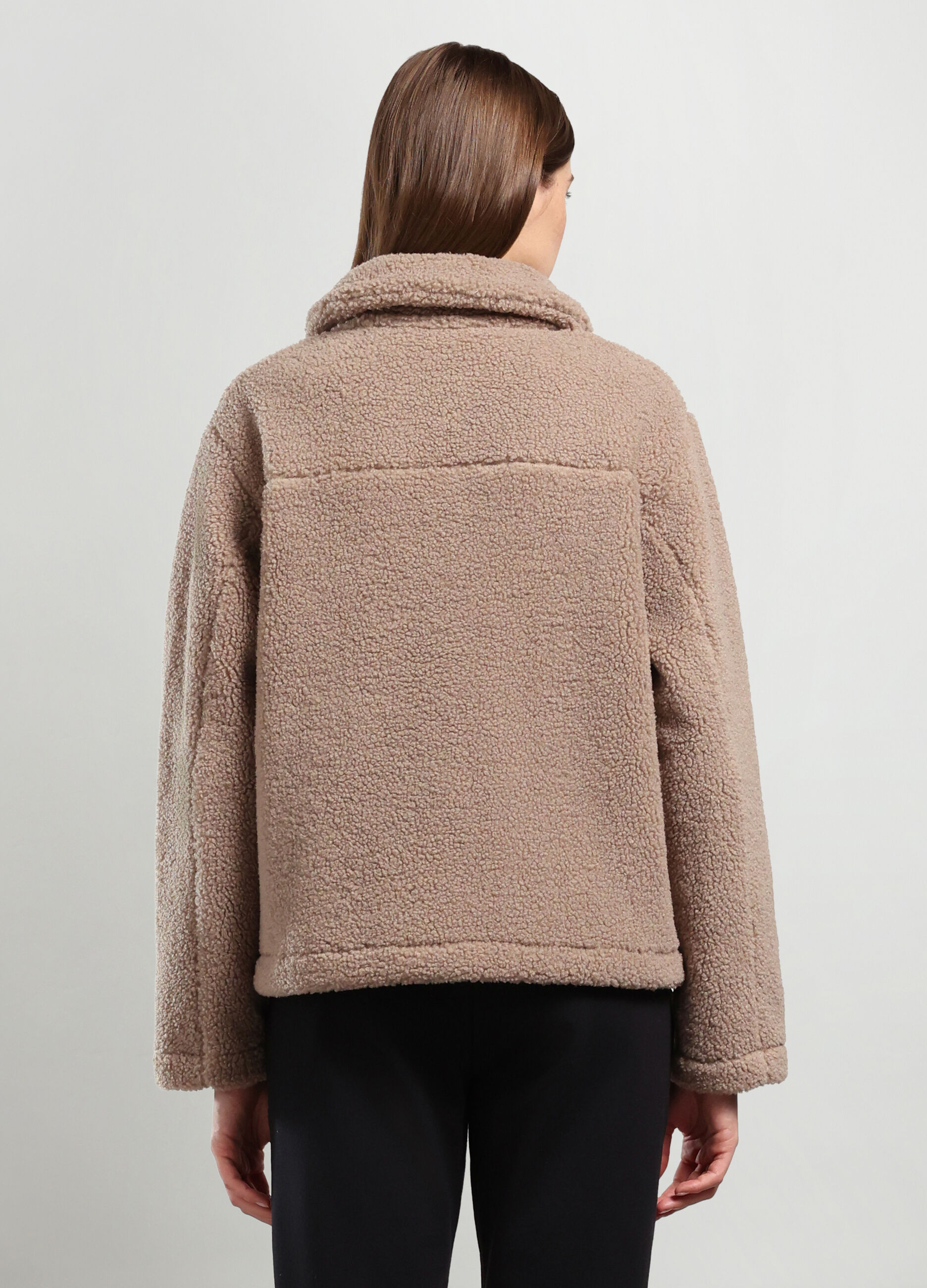 Giacca in sherpa donna_1