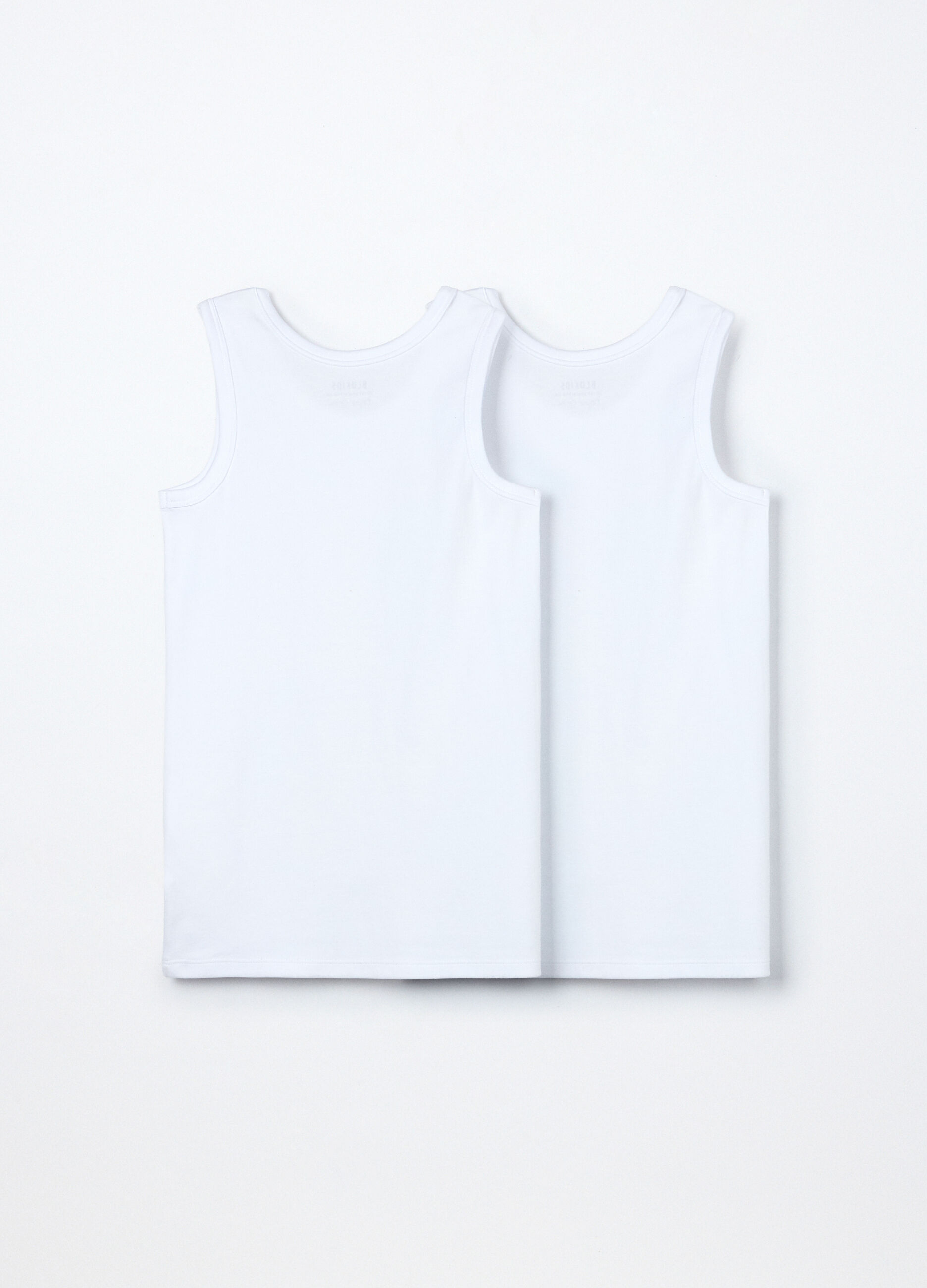 Pack 2 canotte in interlock di puro cotone ragazzo_1