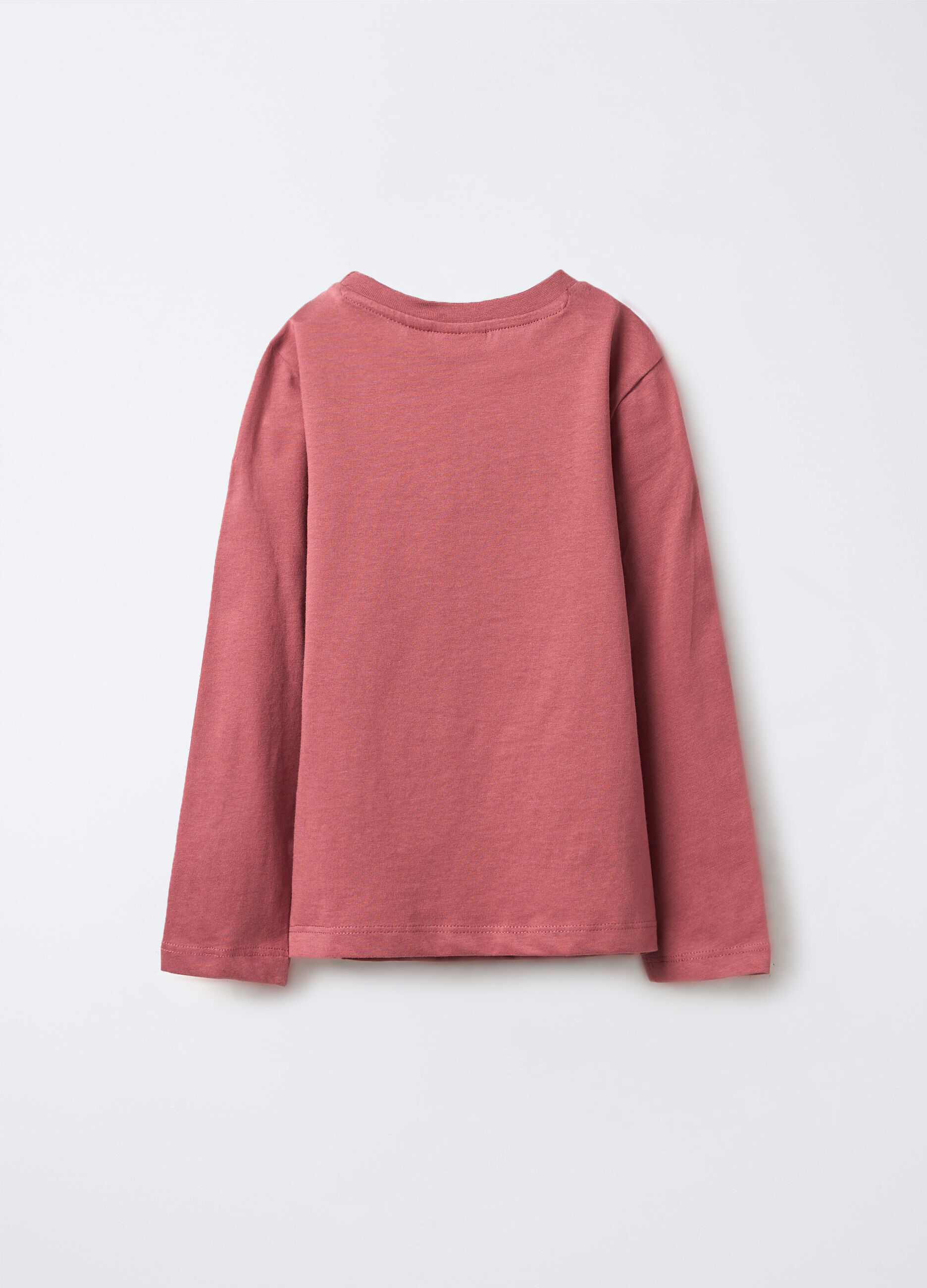 T-shirt in jersey di puro cotone bambina_1