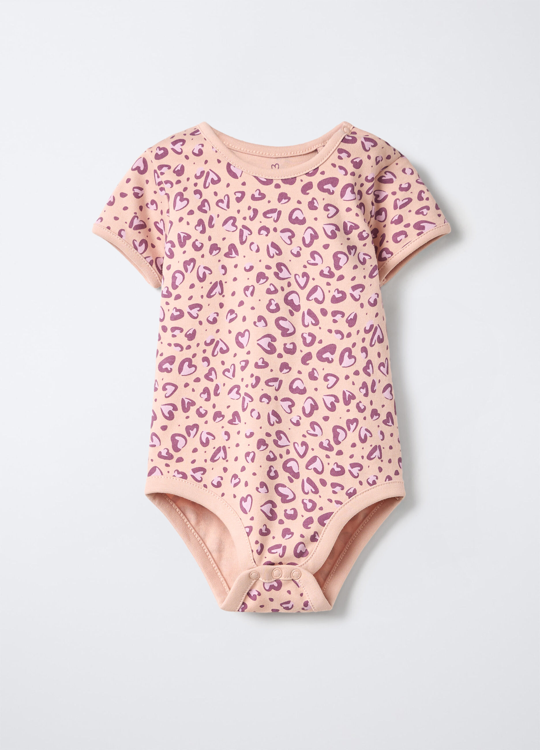 Body in interlock di puro cotone neonata_0