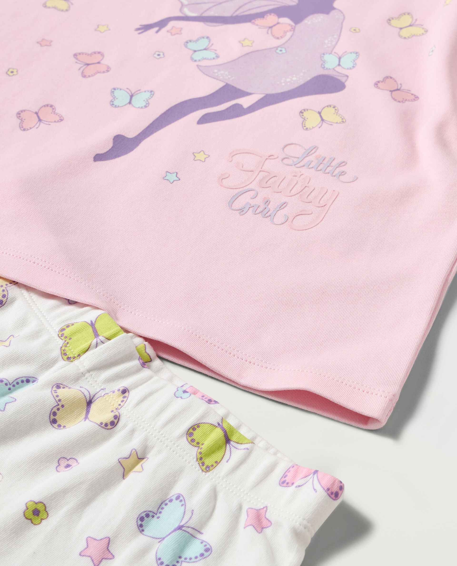 Pigiama lungo in puro cotone bambina_1