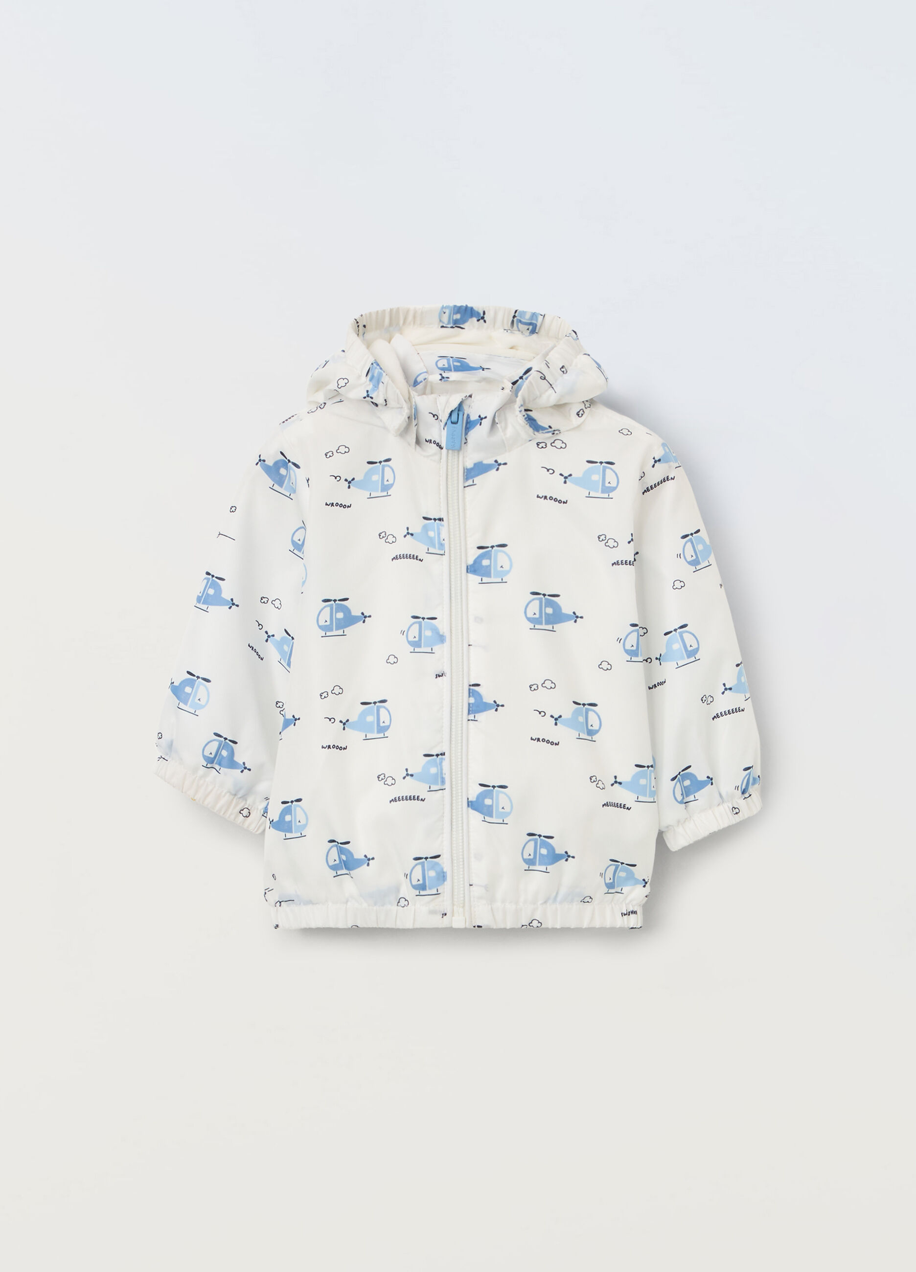 Giacca a vento con stampa neonato_0
