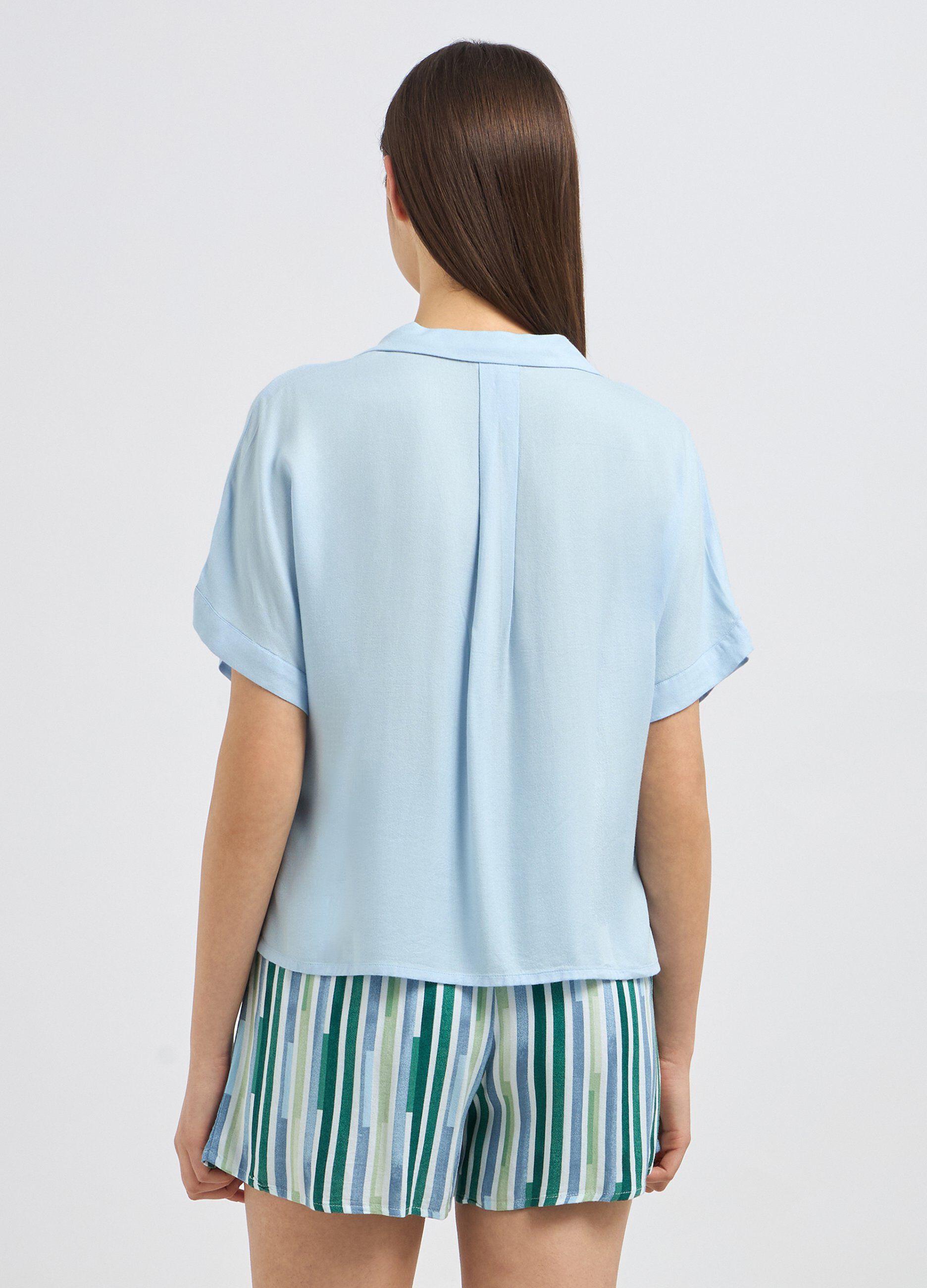 Top pigiama in pura viscosa donna_1