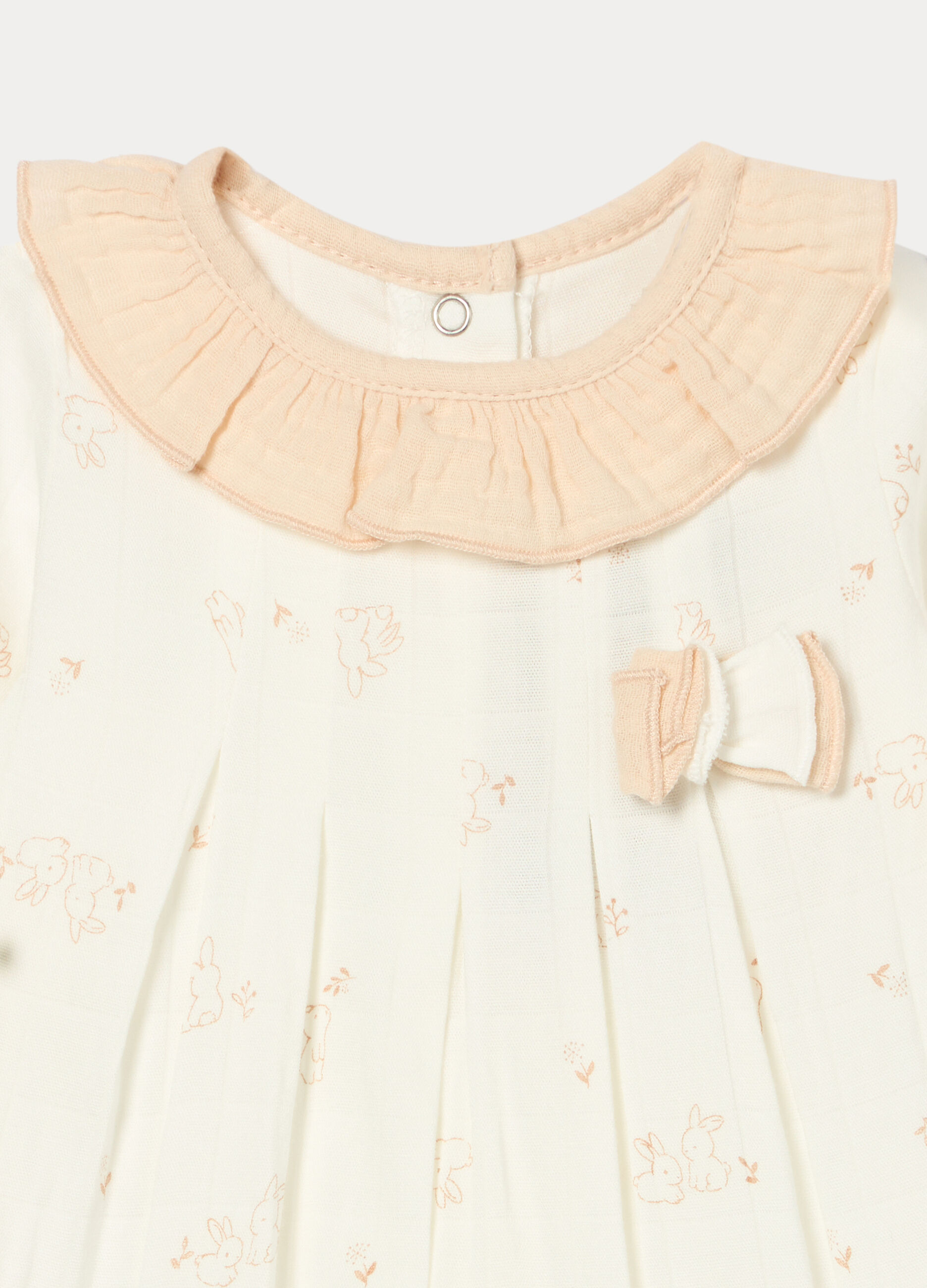 Tutina in cotone misto viscosa di bamboo neonata_2