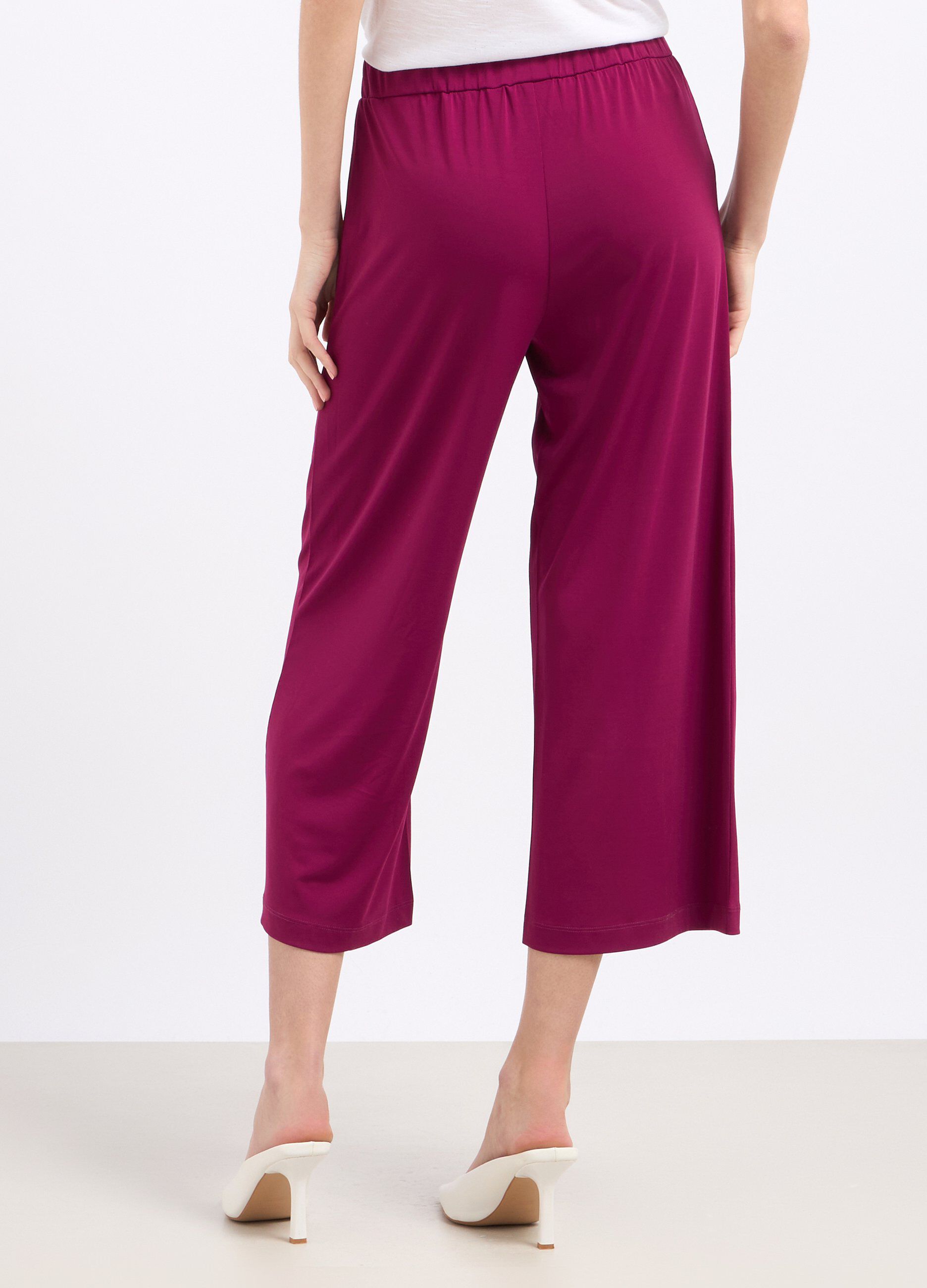 Pantaloni palazzo cropped donna_1