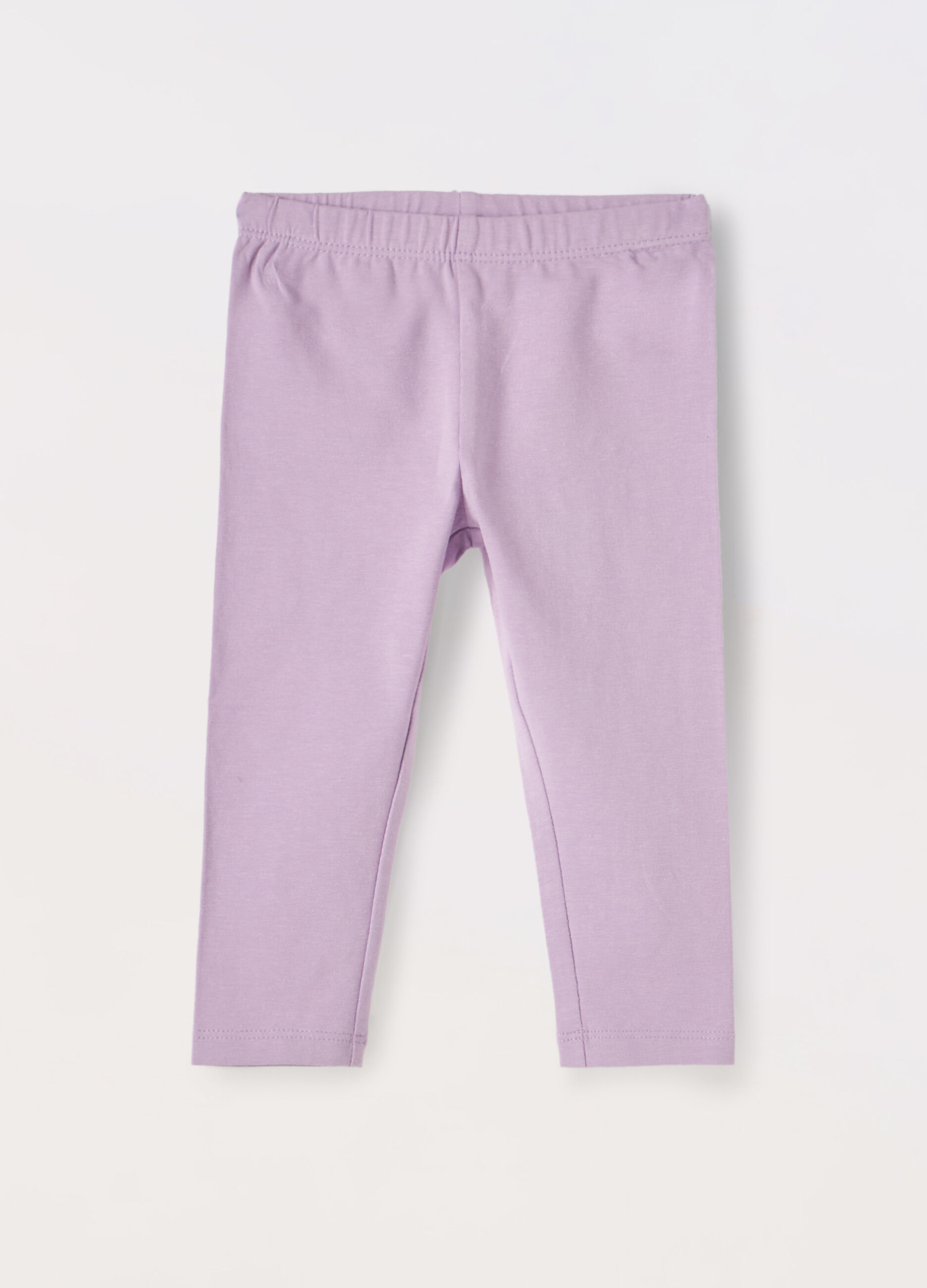 Leggings in cotone stretch neonata_0