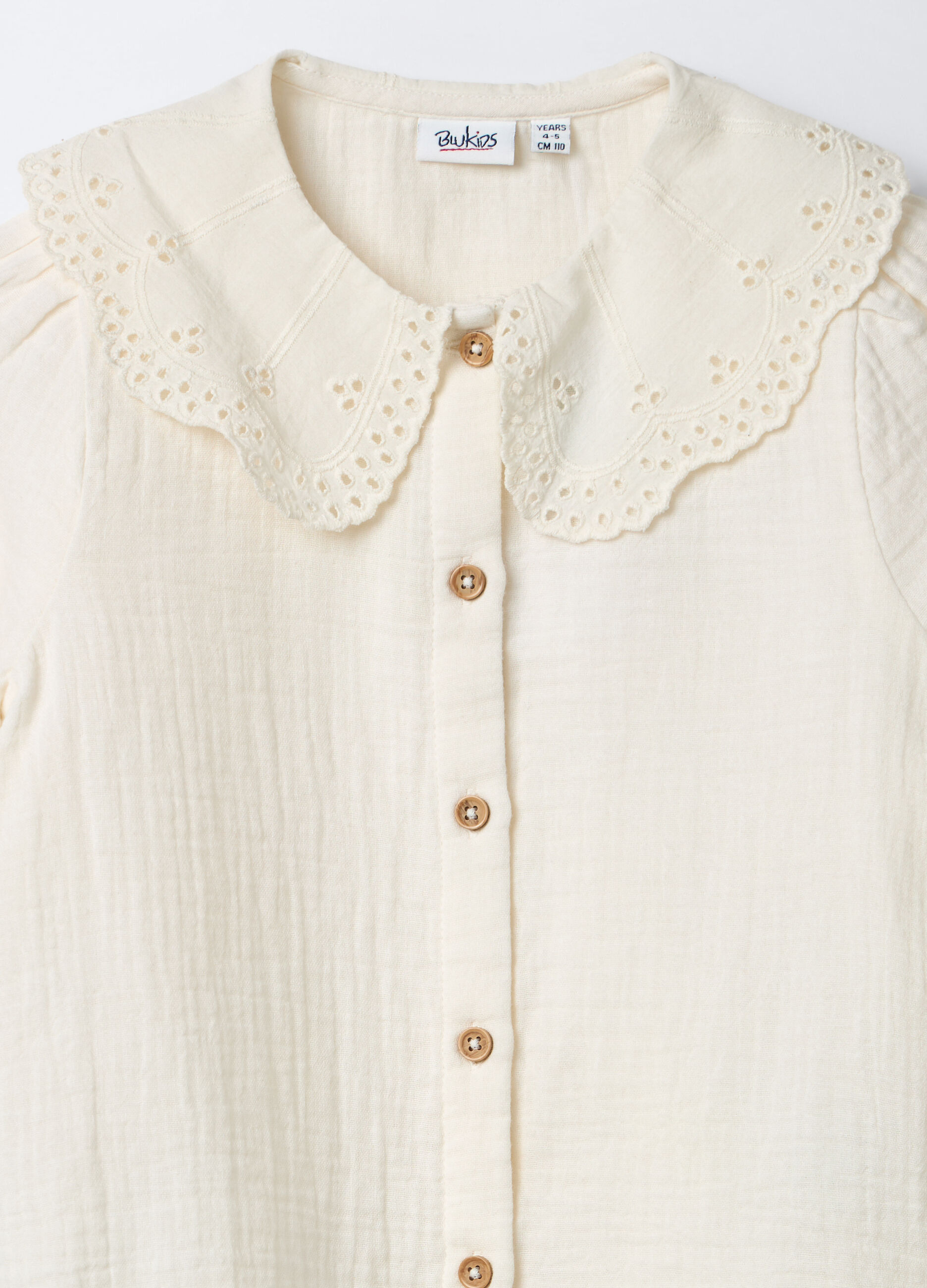 Camicia Fit Over in puro cotone bambina_2