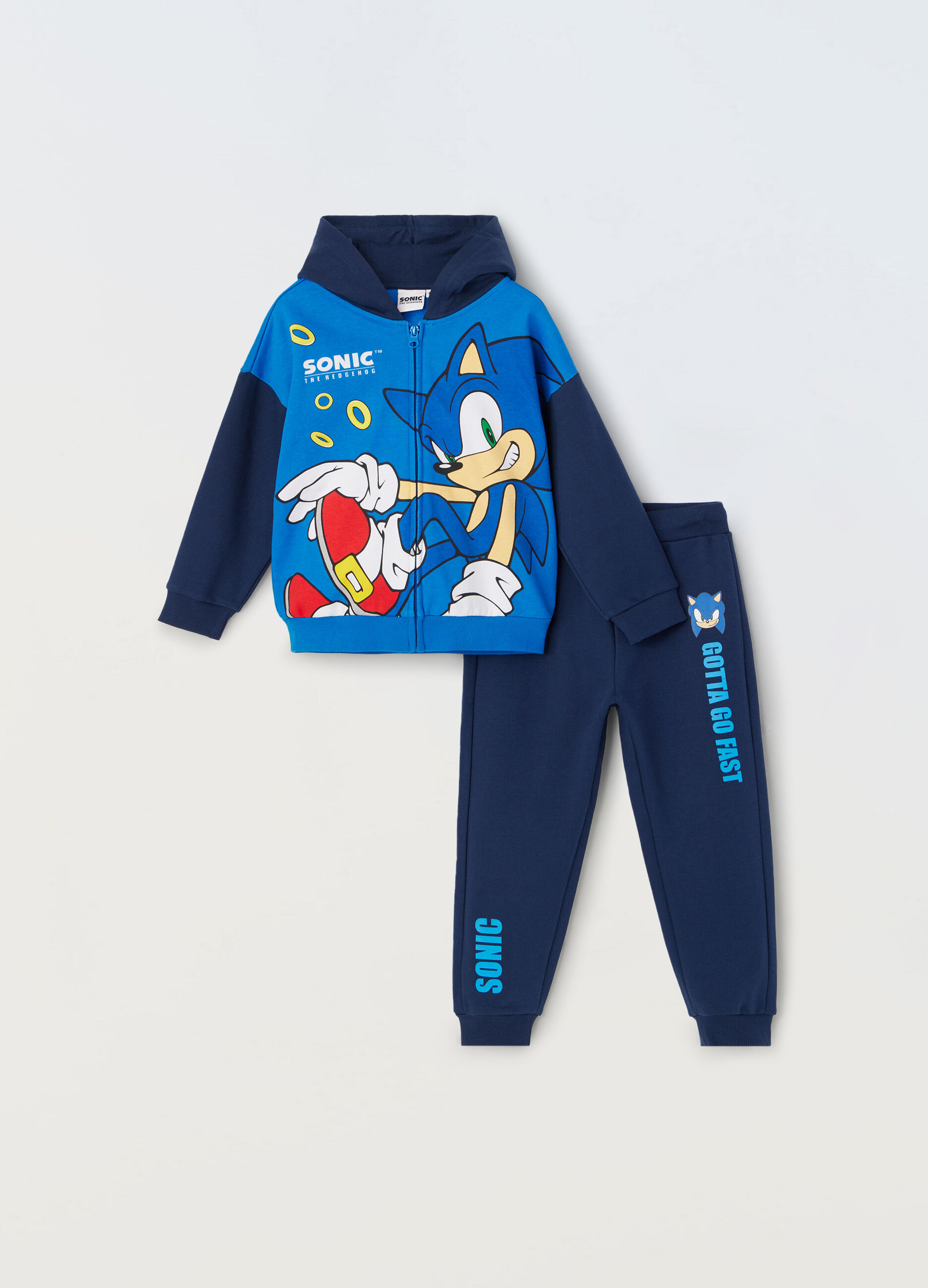 Jogging set in misto cotone fleece bambino_0