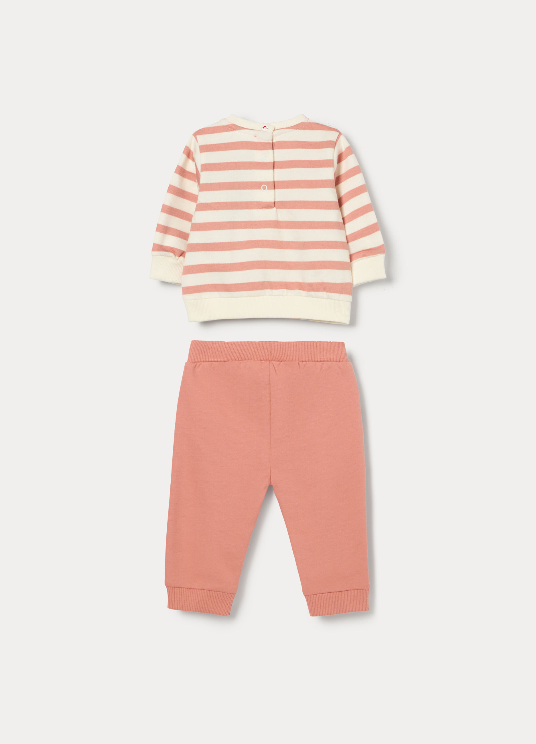 Jogging Disney set in french terry di puro cotone neonata_1