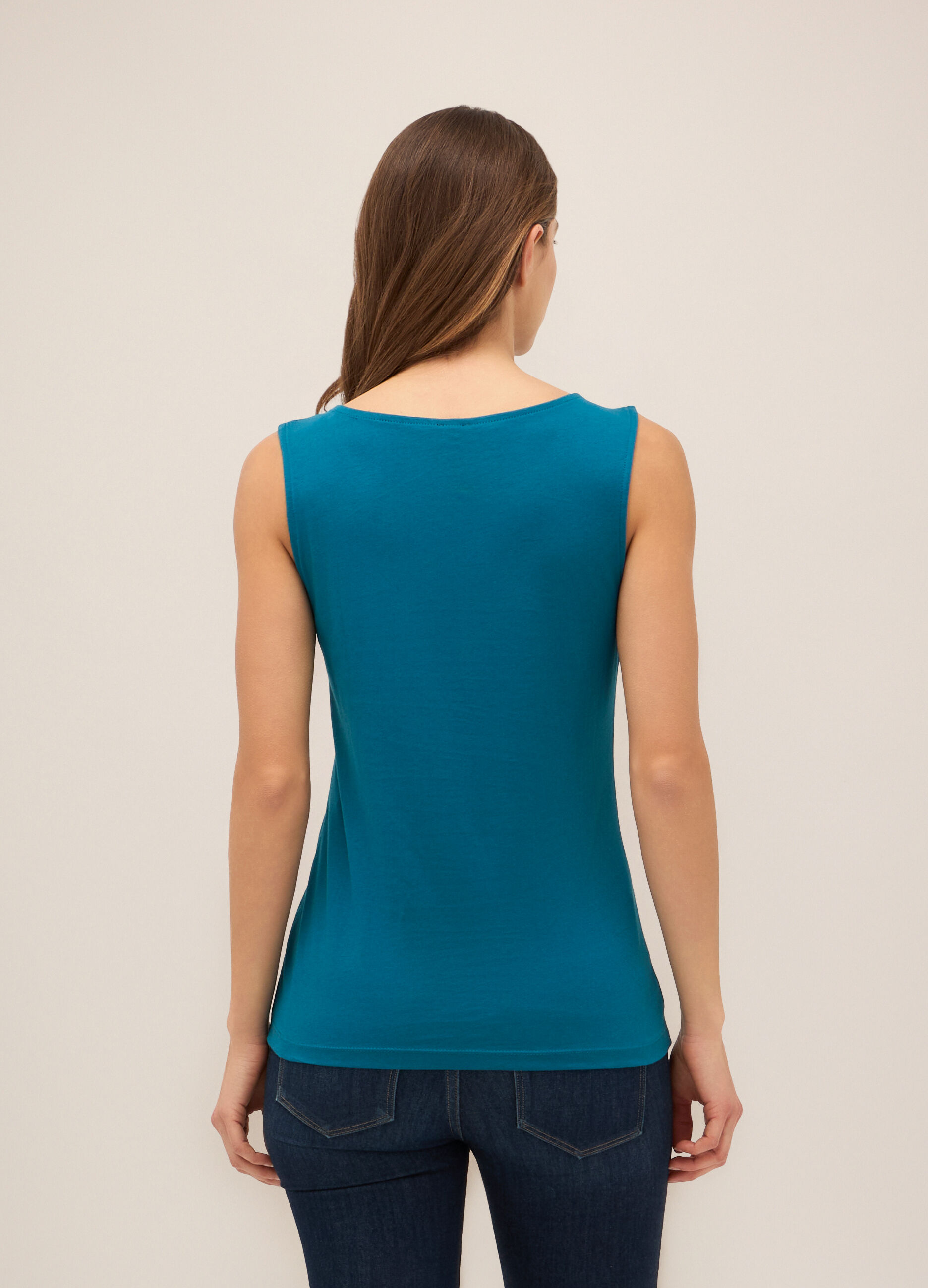 Canotta in puro cotone donna_1