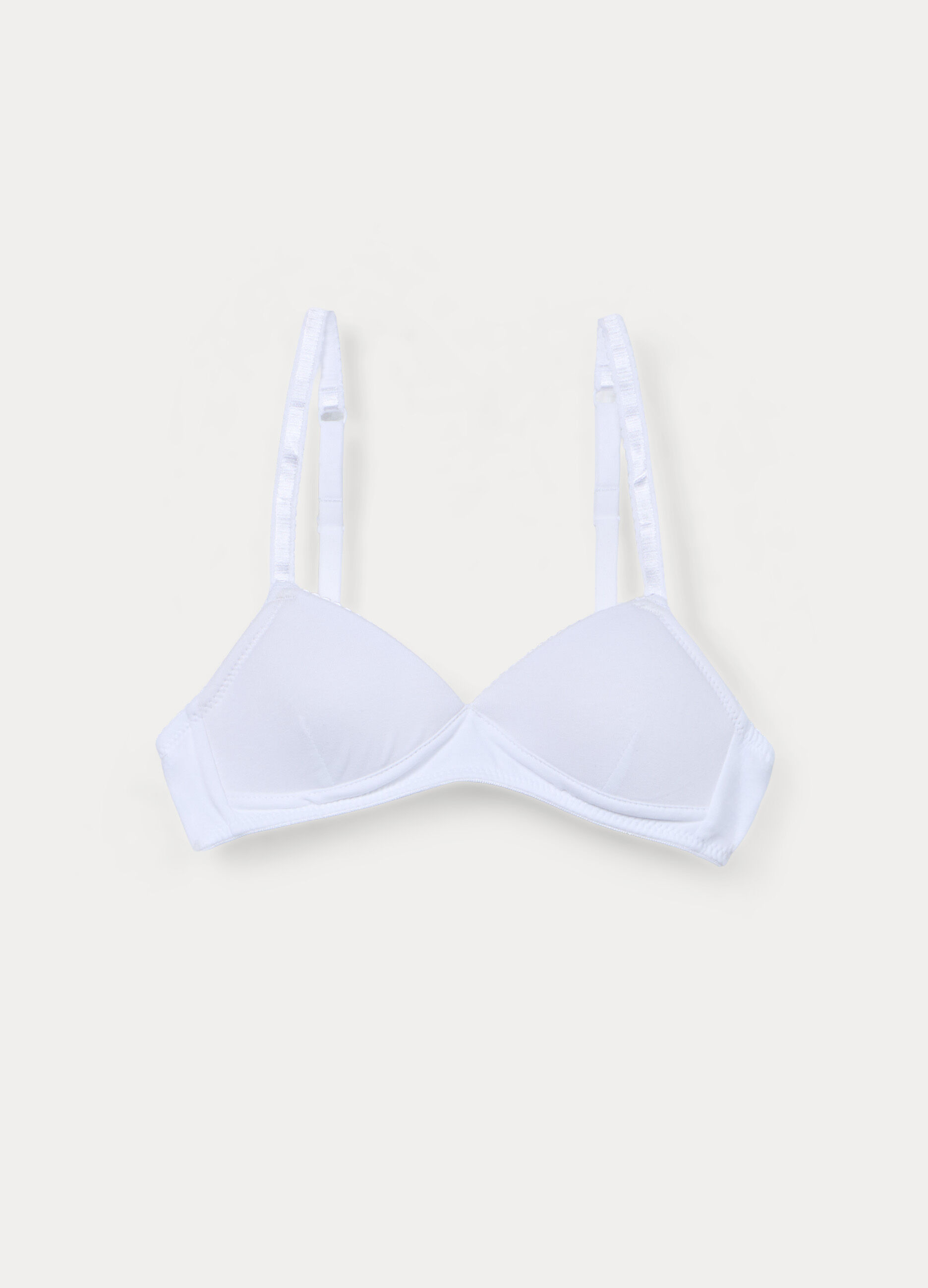 Reggiseno imbottito in jersey di cotone stretch ragazza_0