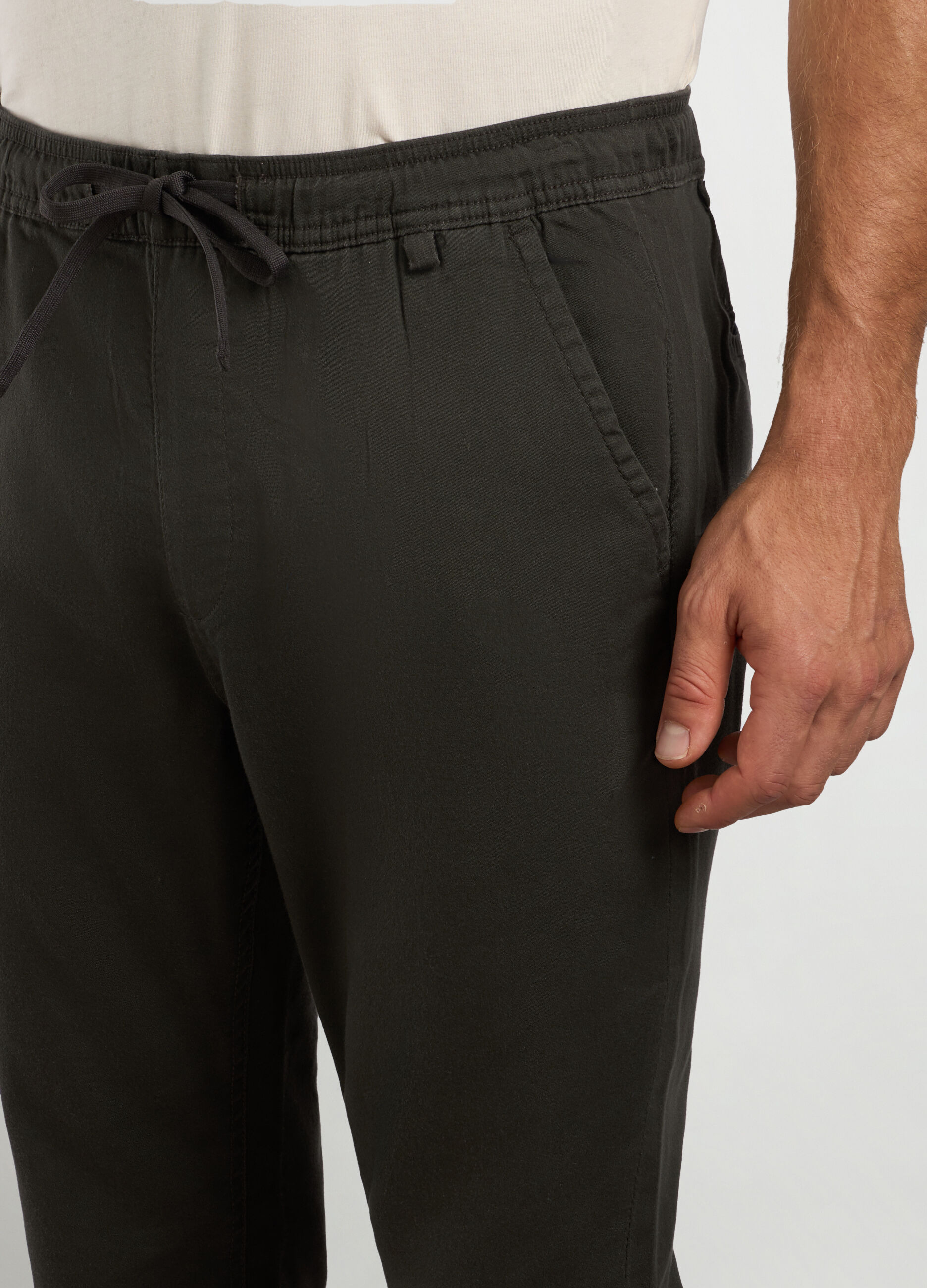 Joggers slim fit in misto cotone uomo_2