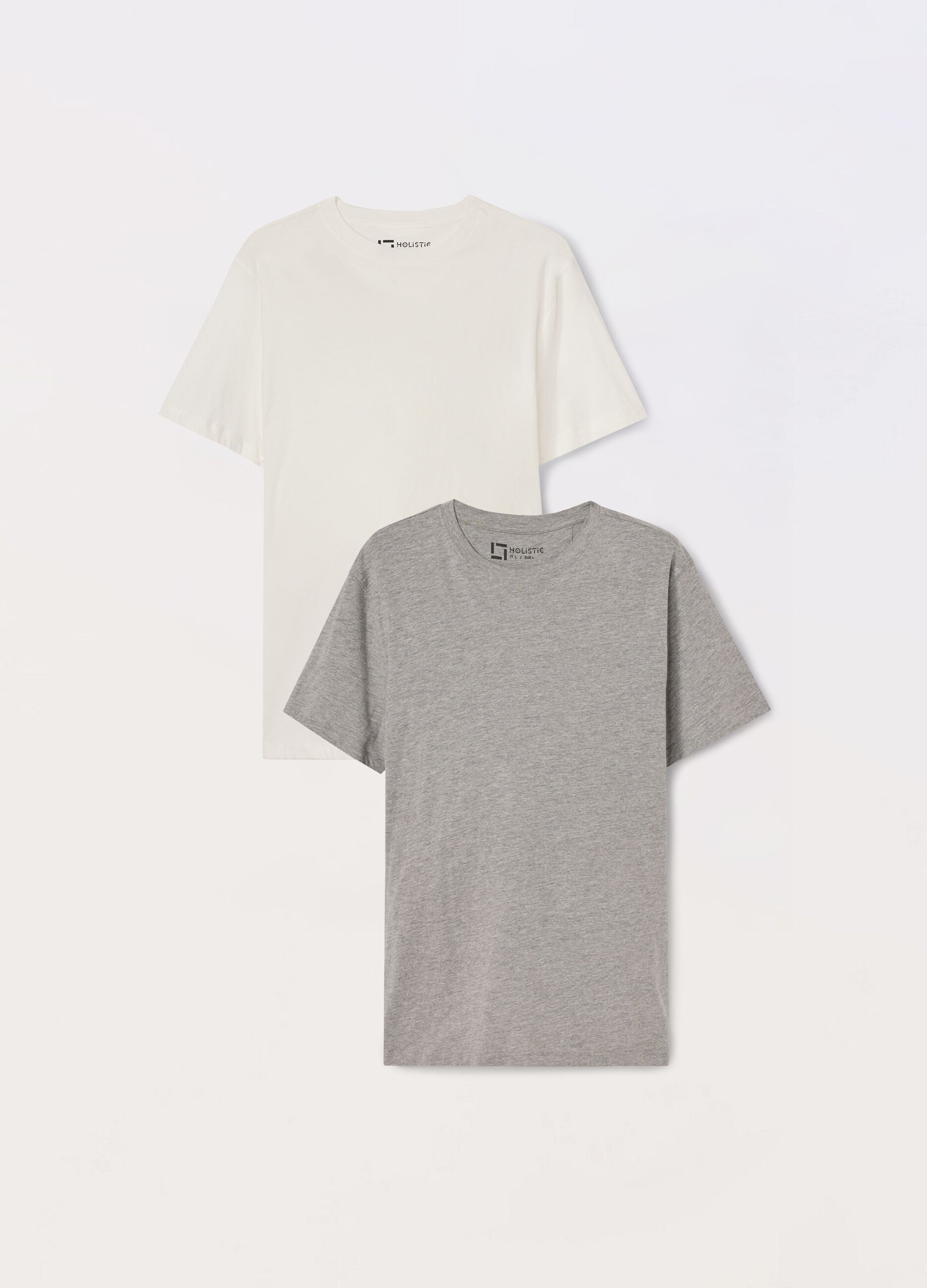 2 pack magliette intime in jersey di cotone uomo