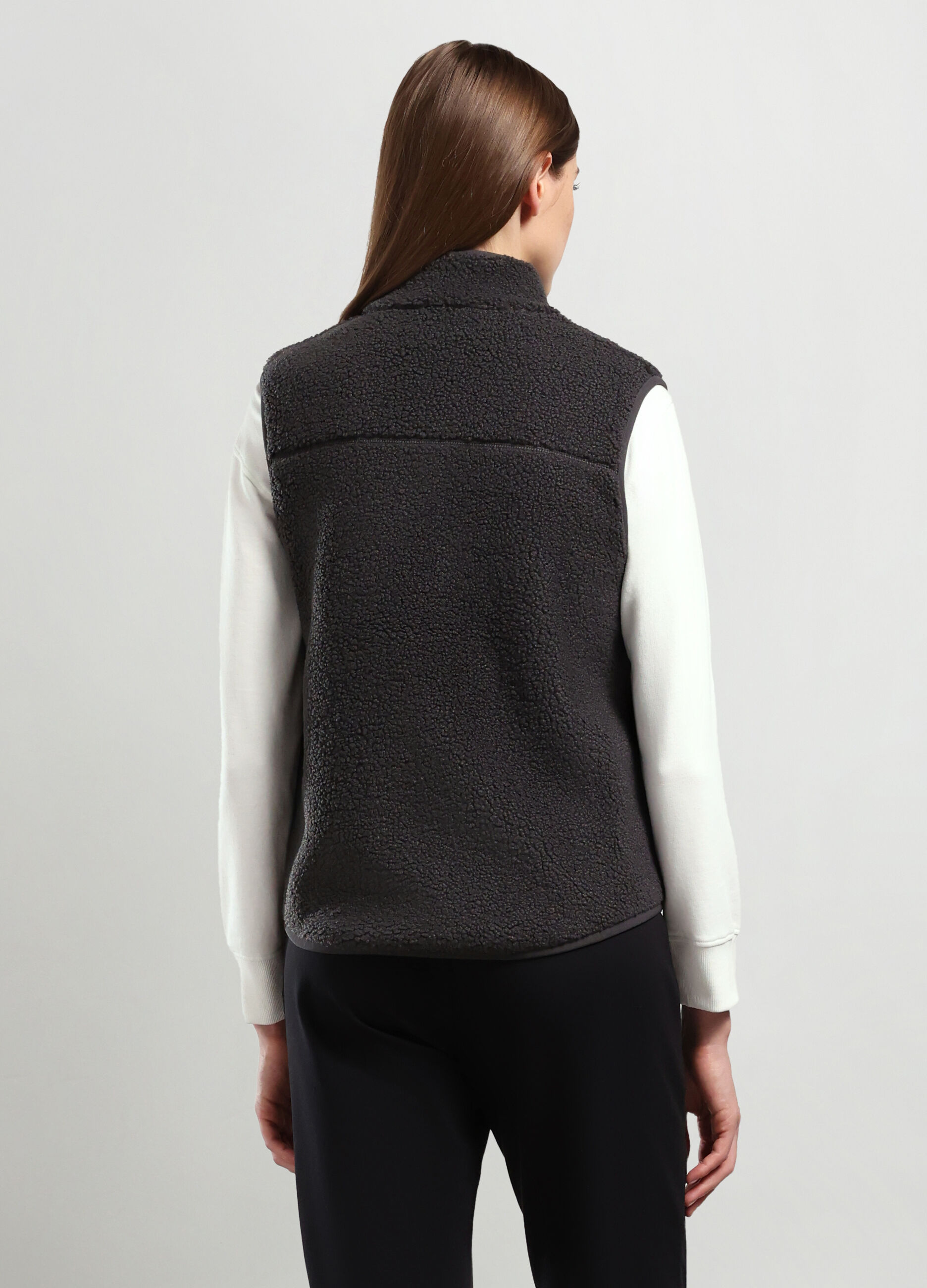 Gilet in sherpa donna_1