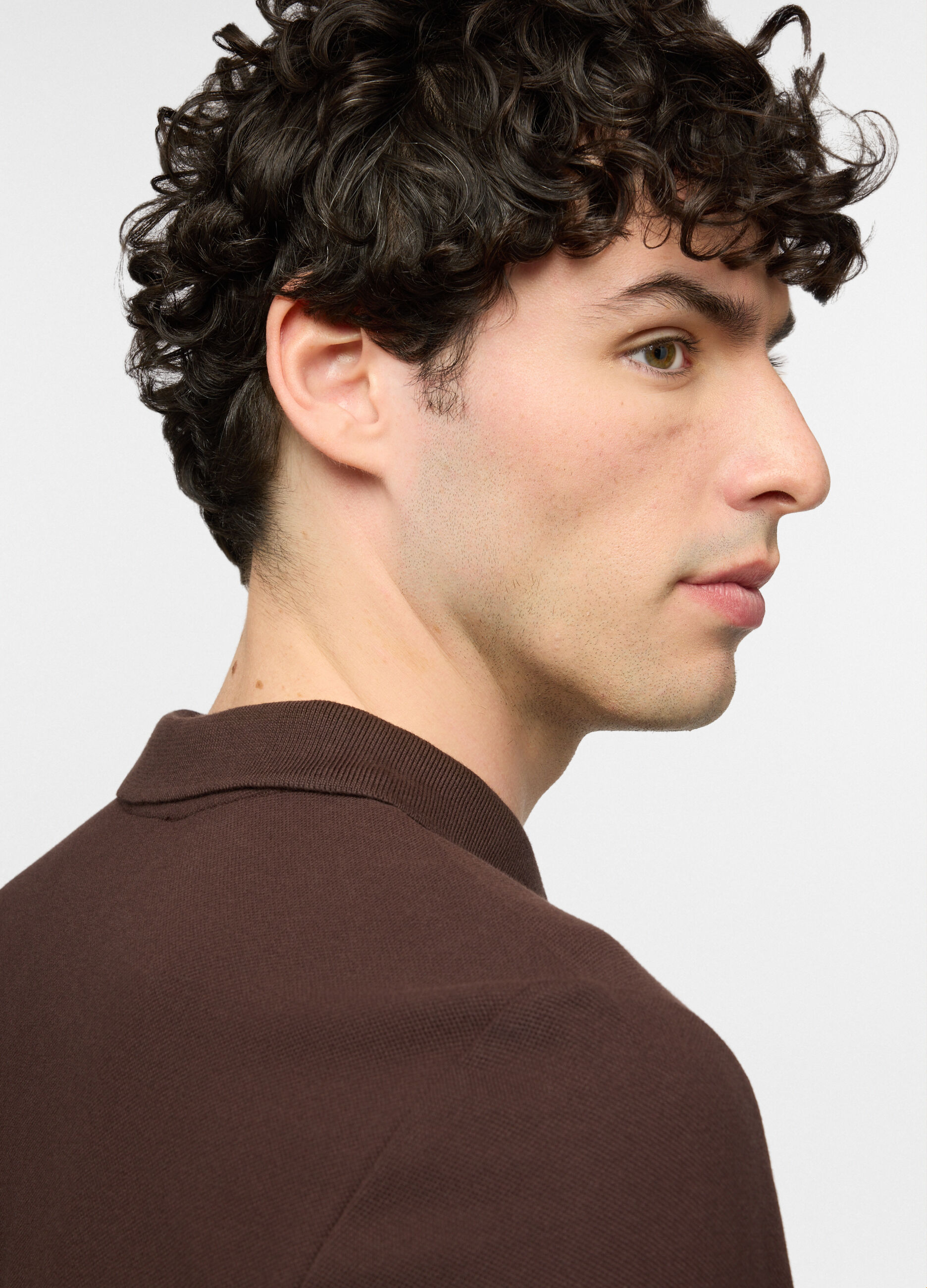 Polo a maniche lunghe in cotone uomo_2