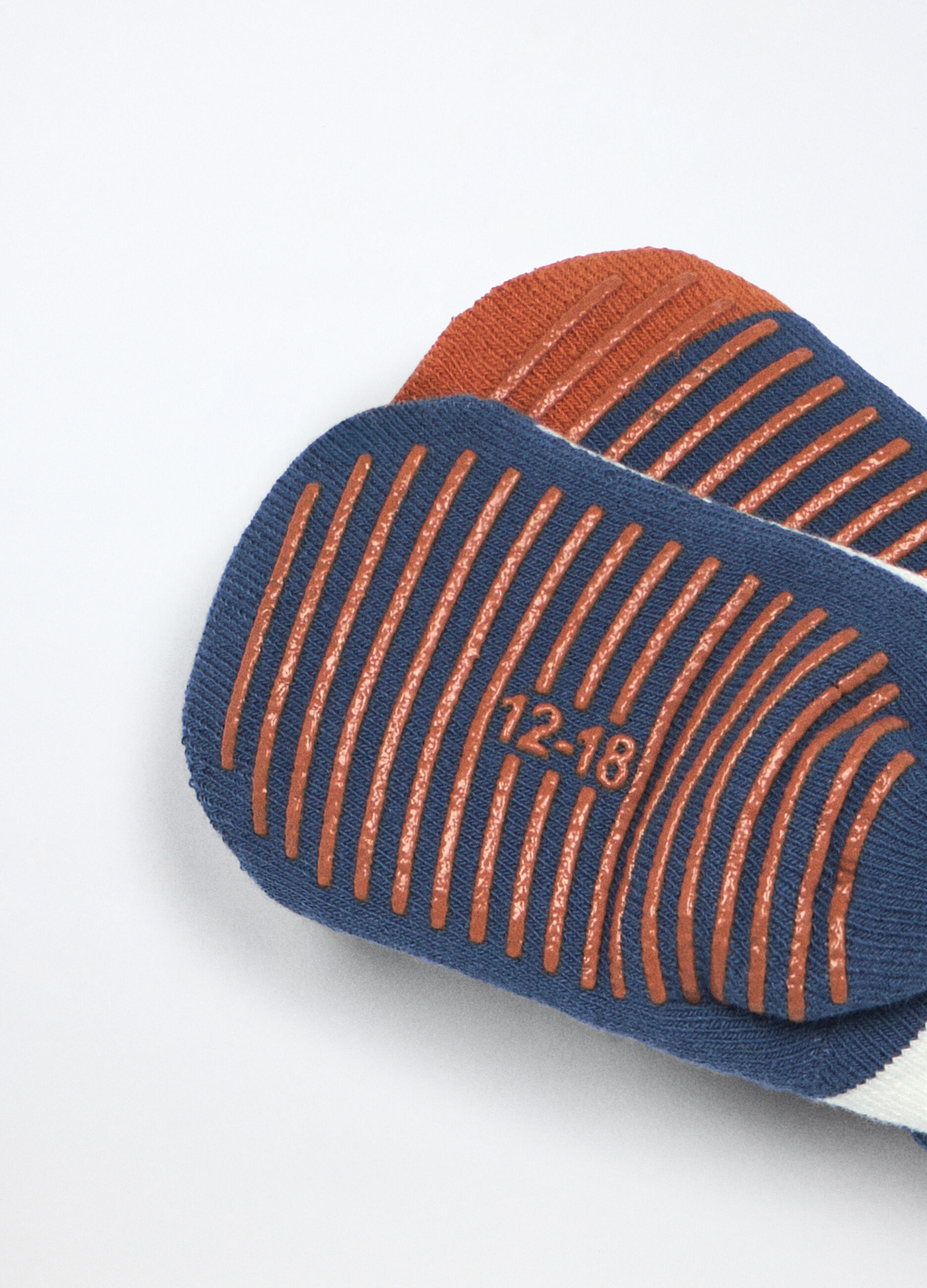 Pack 2 calzini in spugna di misto cotone neonato_2