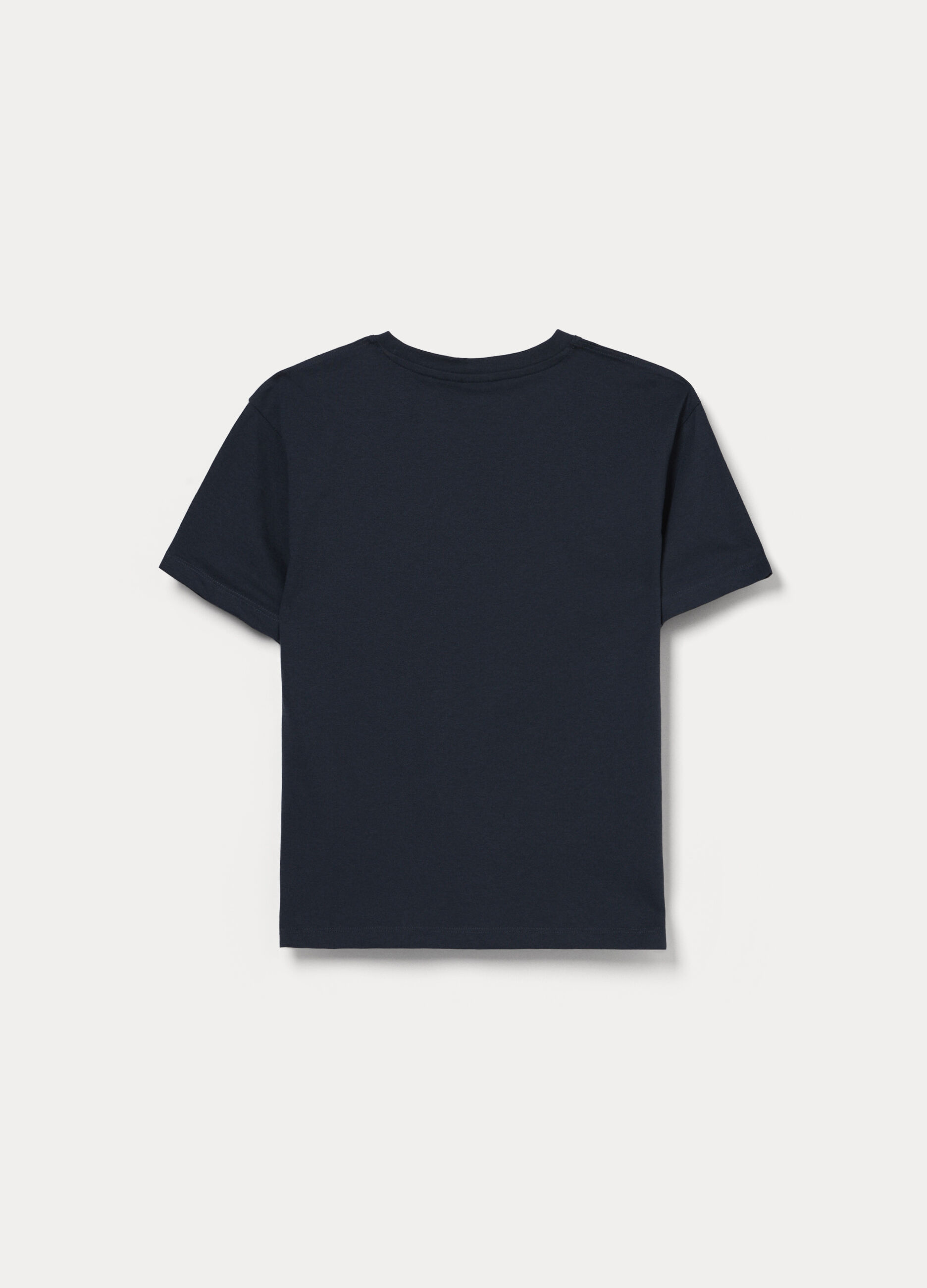 T-shirt girocollo in jersey di puro cotone ragazzo_1