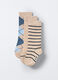 Pack 3 calze misto cotone stretch _0
