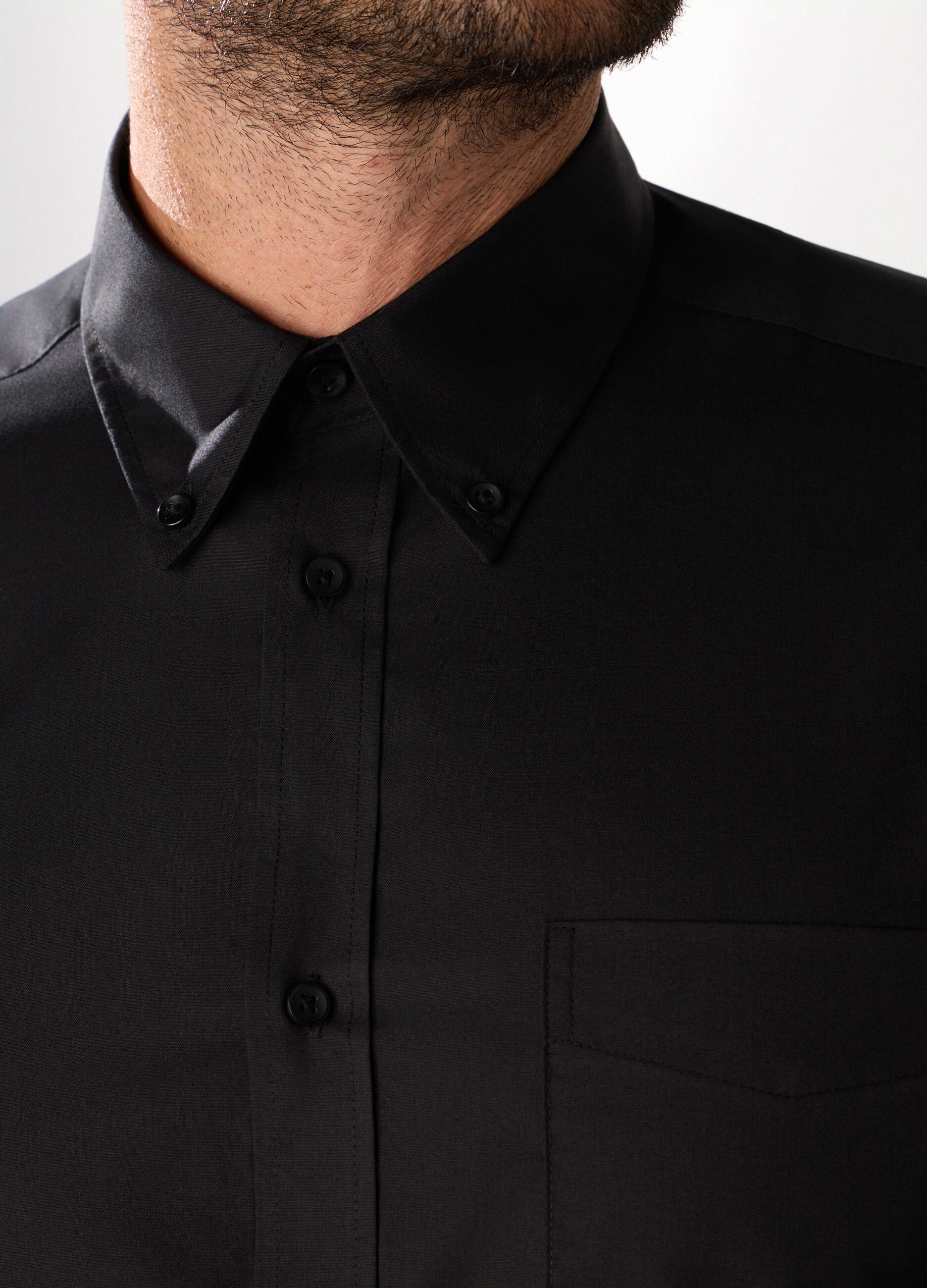 Camicia slim fit in cotone stretch uomo_2