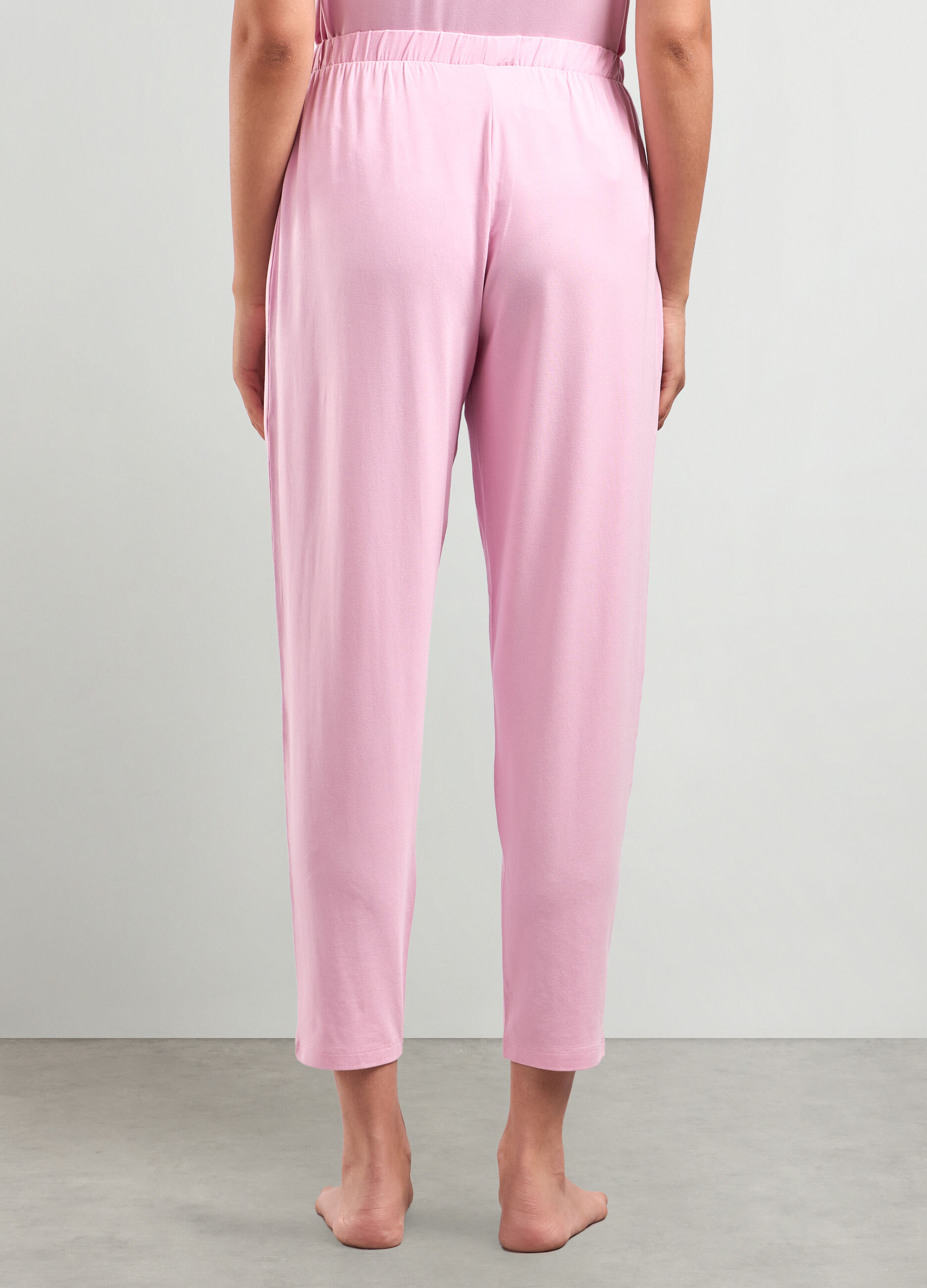 Pantaloni lunghi in modal stretch donna_1