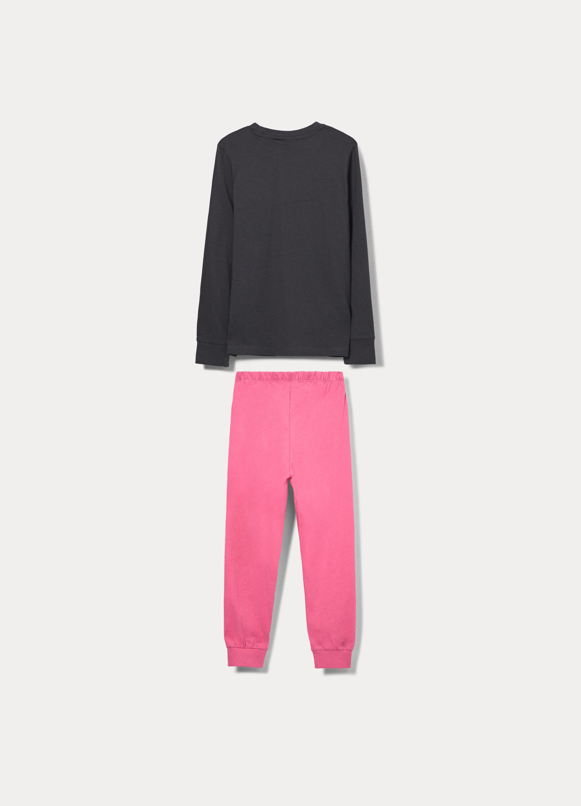 Set pigiama lungo Disney in jersey di puro cotone bambina_1