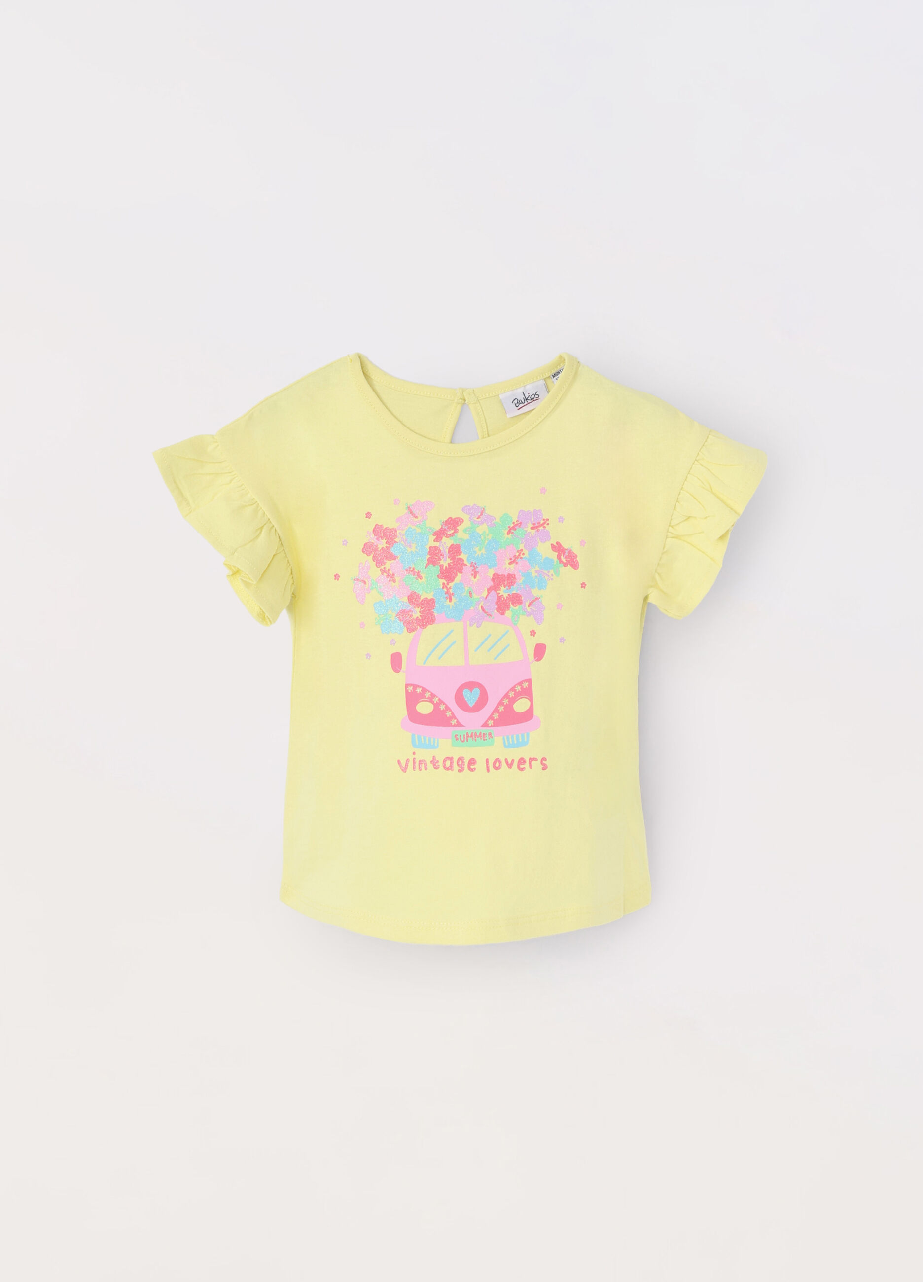 T-shirt in jersey di puro cotone neonata_0