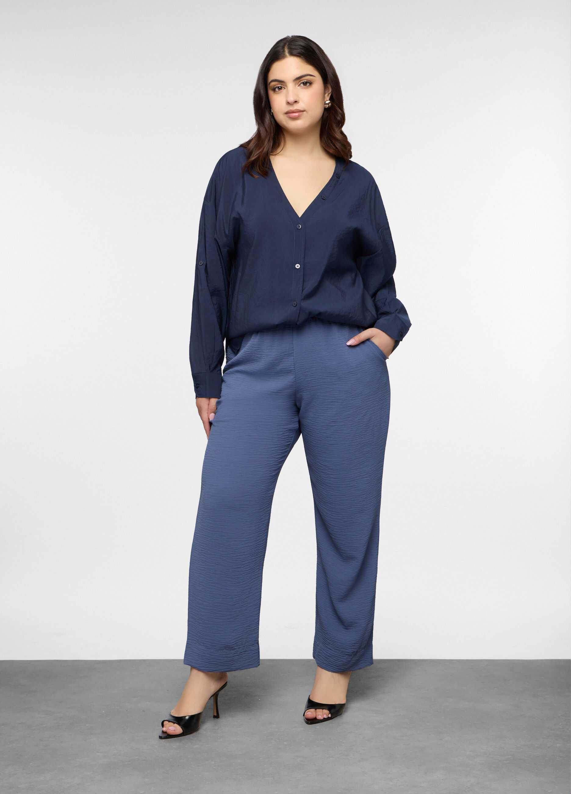 Pantaloni Fit Comfort donna curvy_0