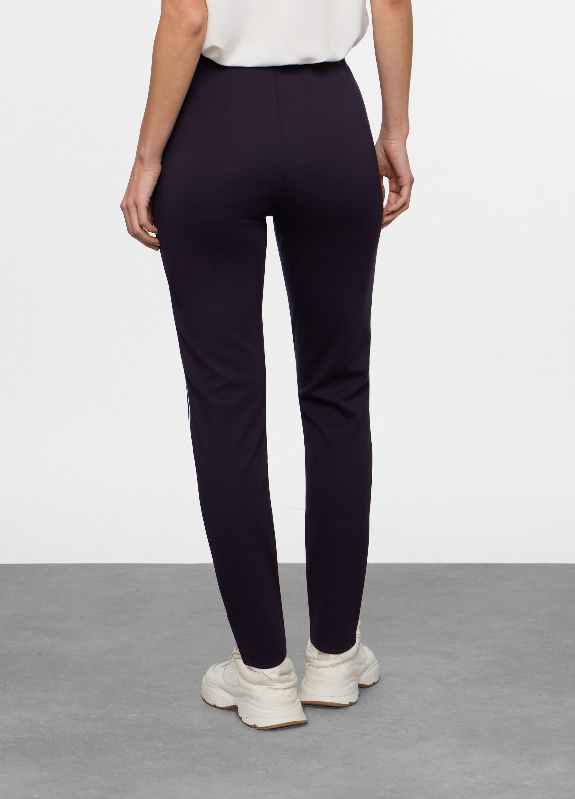 Leggings slim fit in punto Milano stretch donna