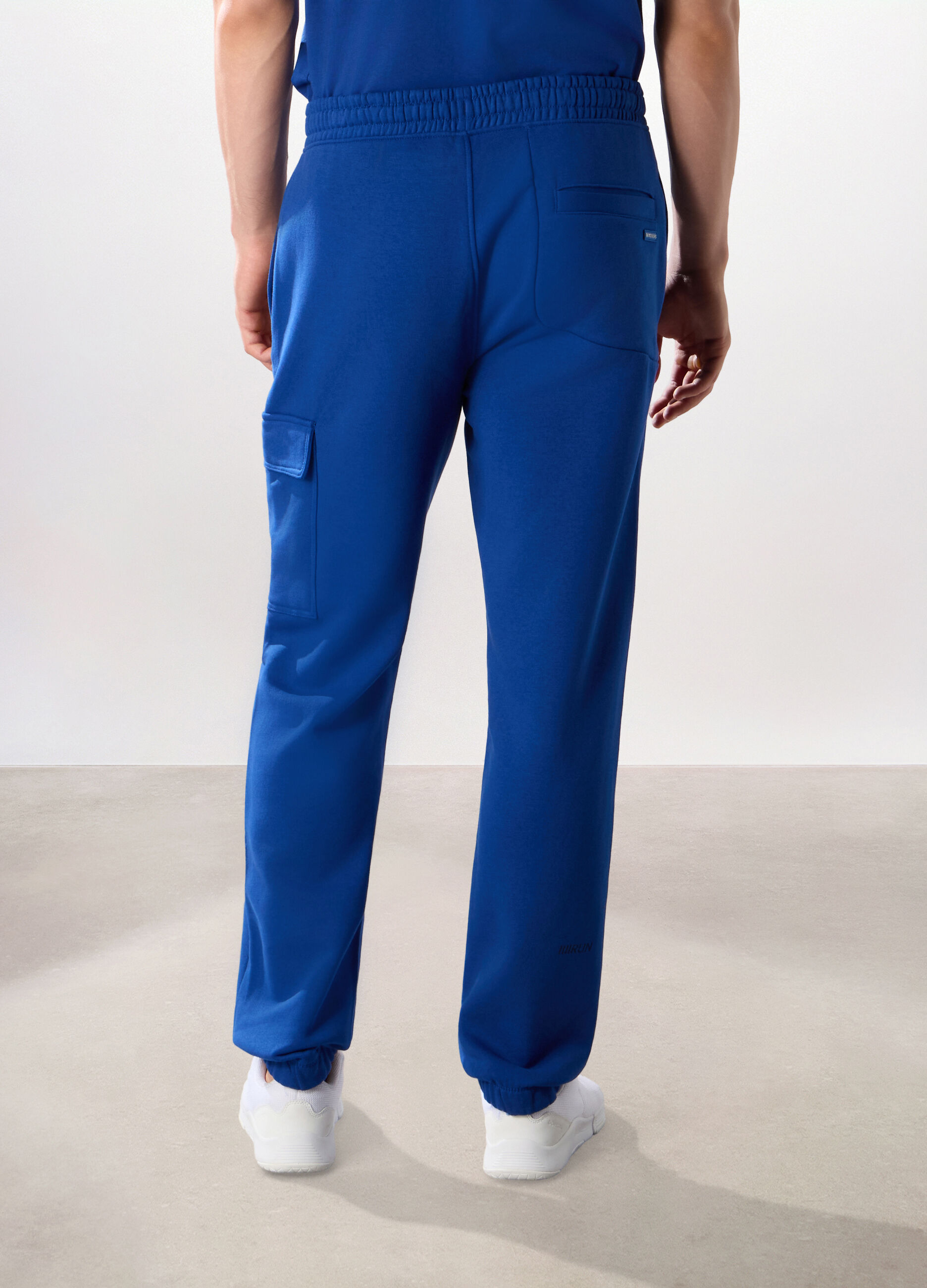 Jogger sportivi in misto cotone uomo_1