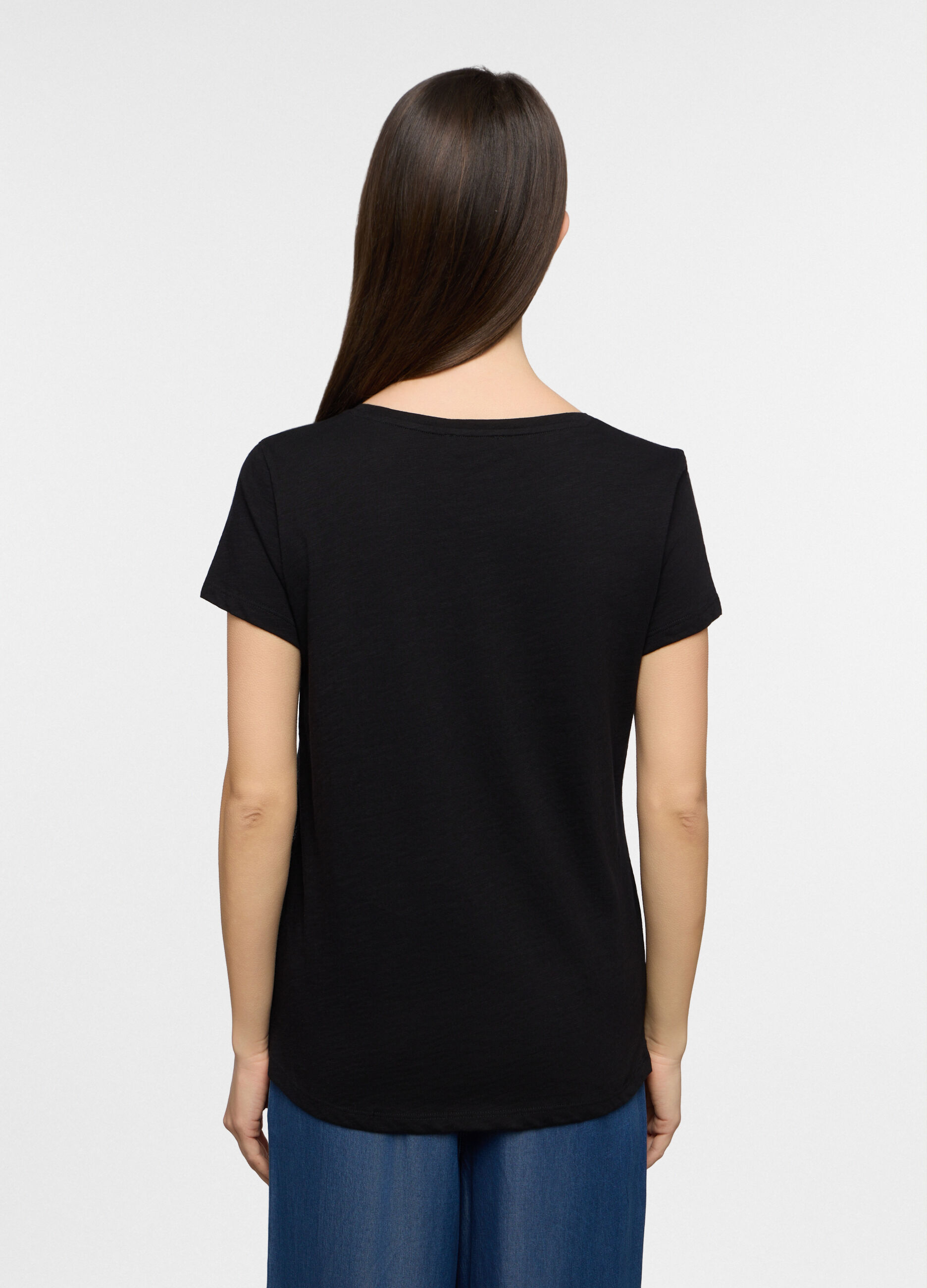 T-shirt girocollo donna