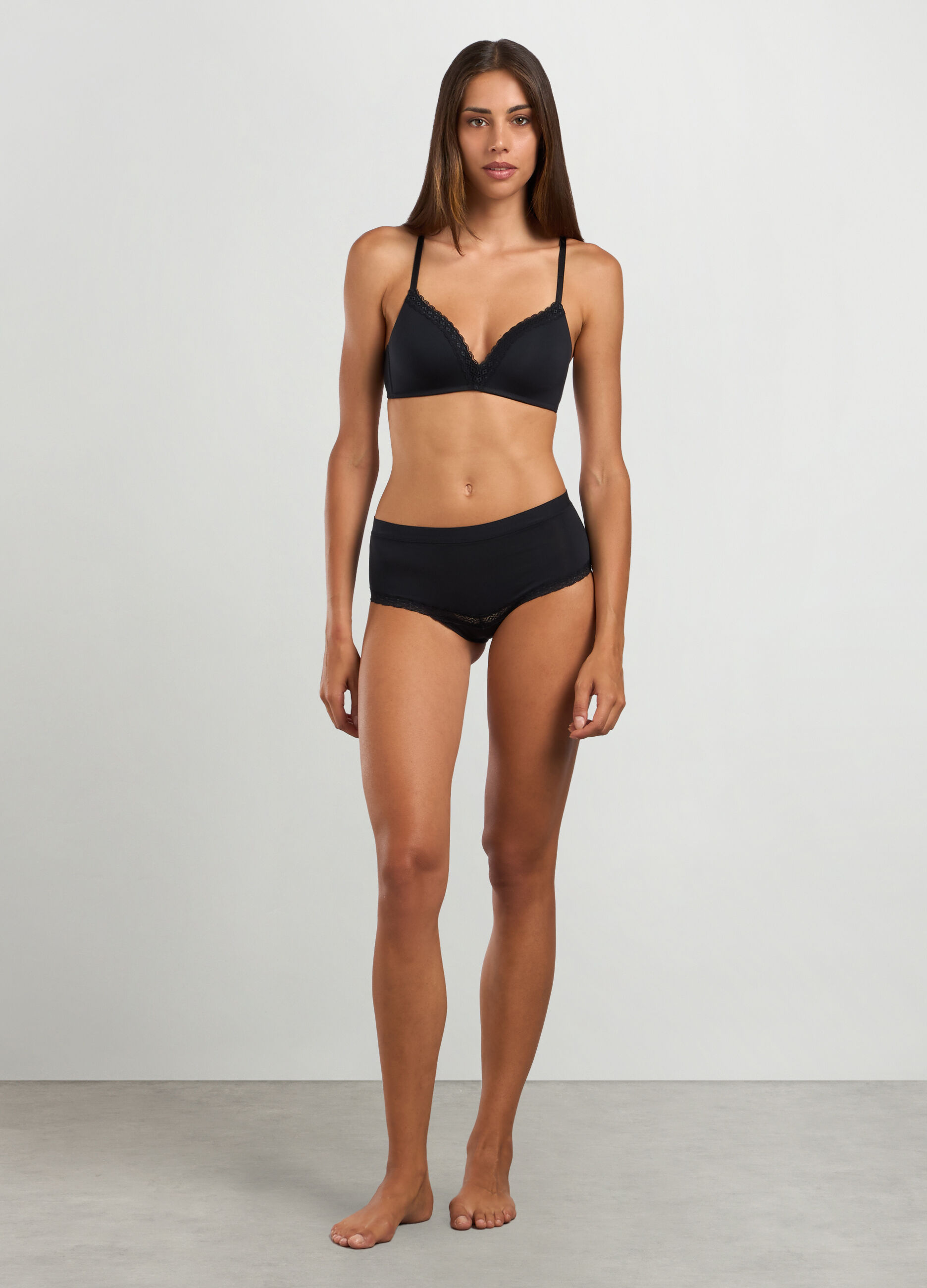 Reggiseno a triangolo in viscosa di bamboo stretch donna_0