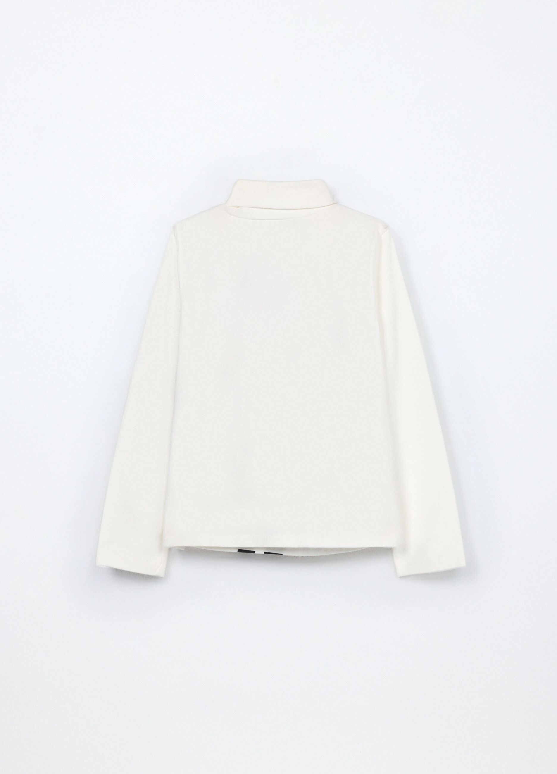 Lupetto in jersey di cotone stretch bambina_1