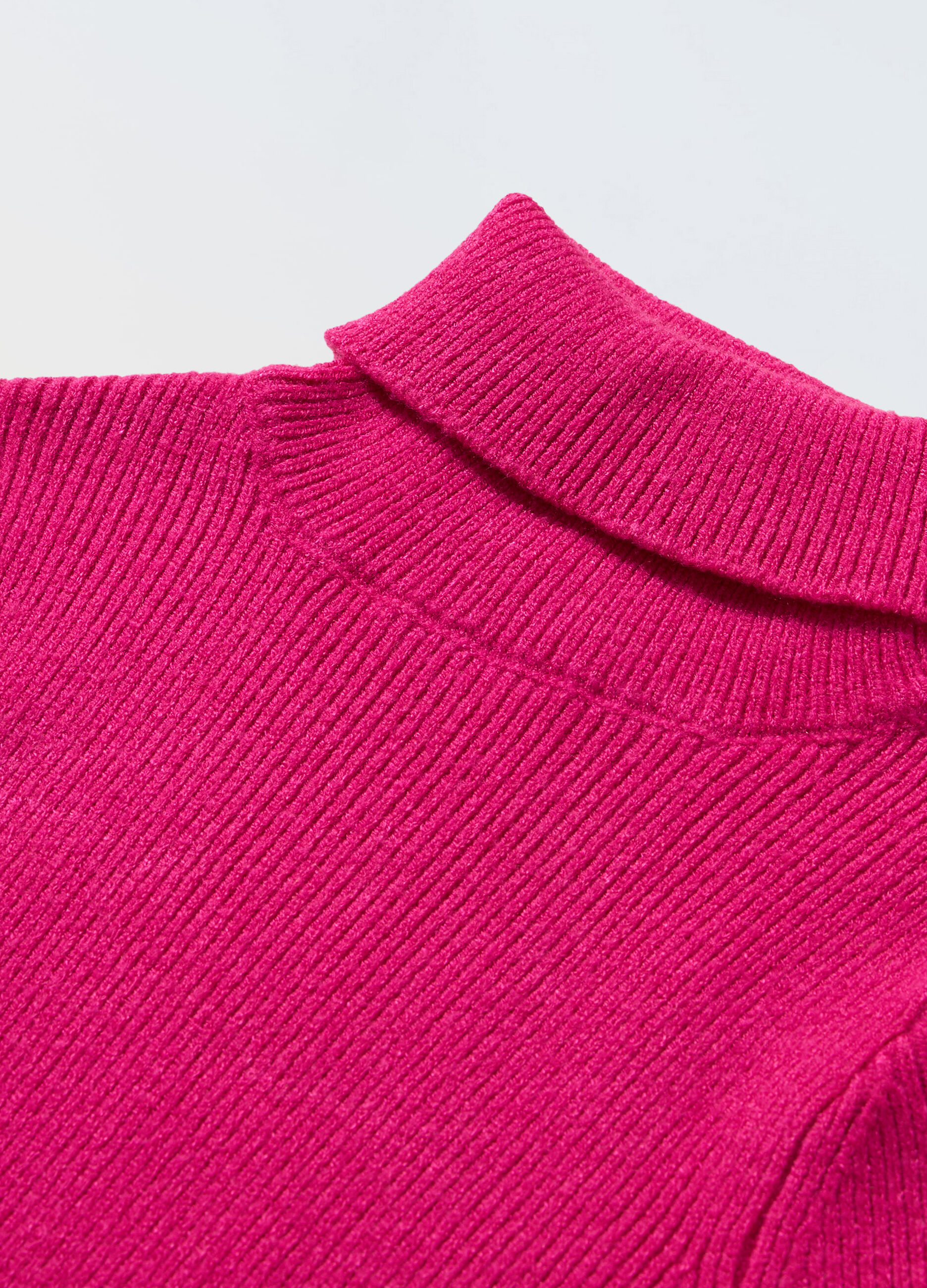 Dolcevita in costina di misto viscosa ragazza_1