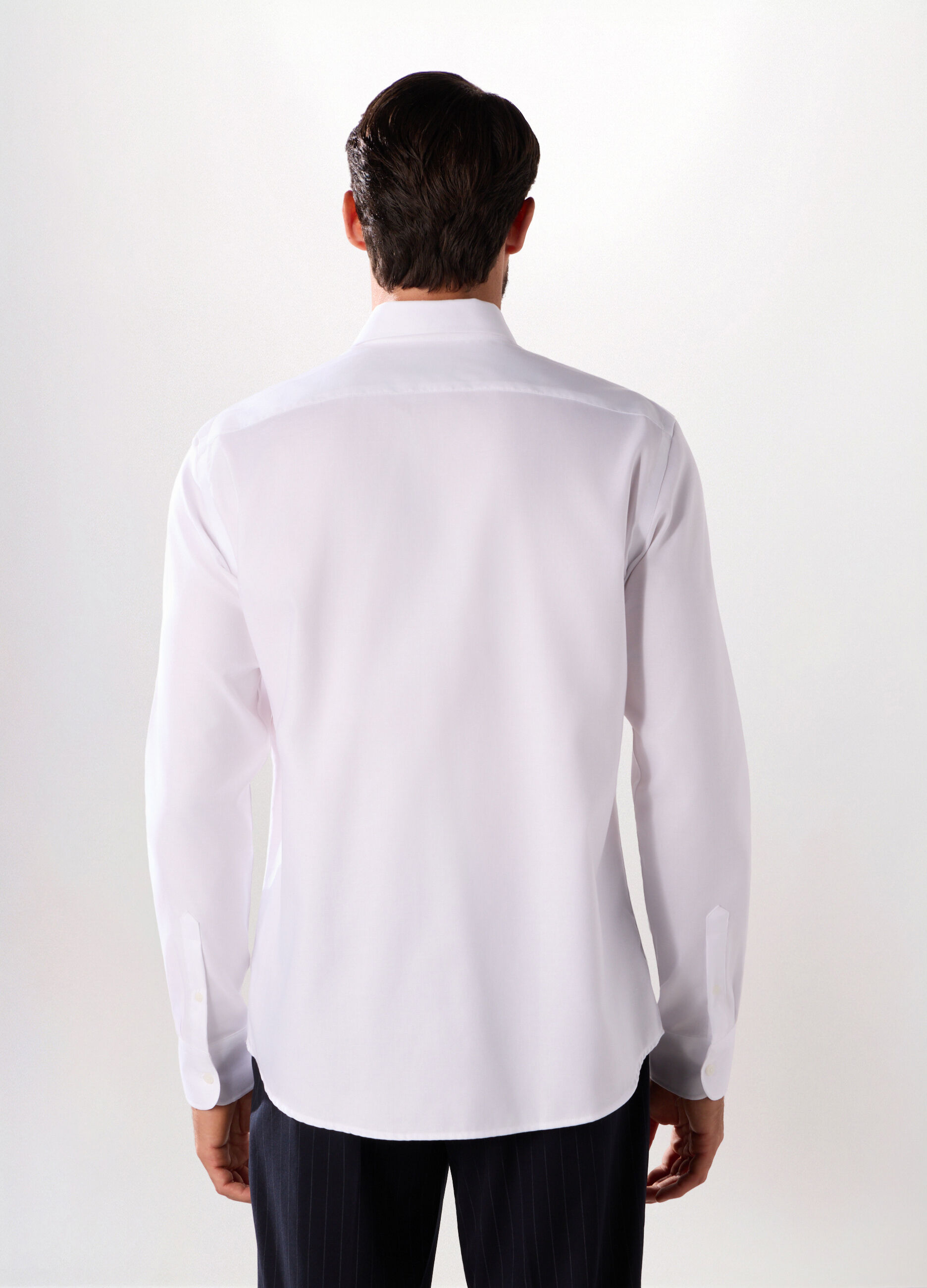 Camicia regular fit in puro cotone uomo_1