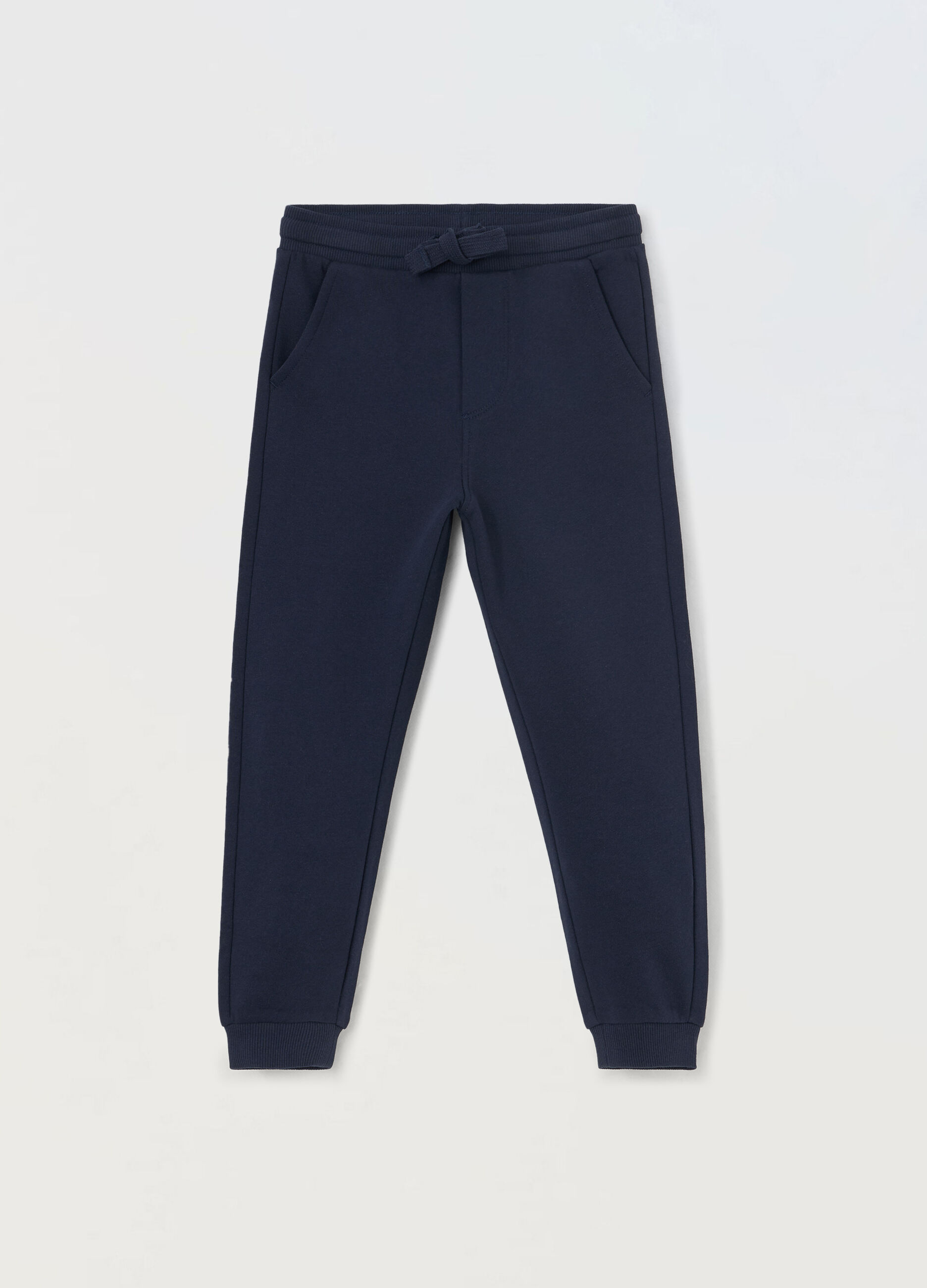 Jogger in felpa di cotone bambino_0