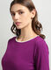 T-shirt in jersey di cotone stretch donna_2