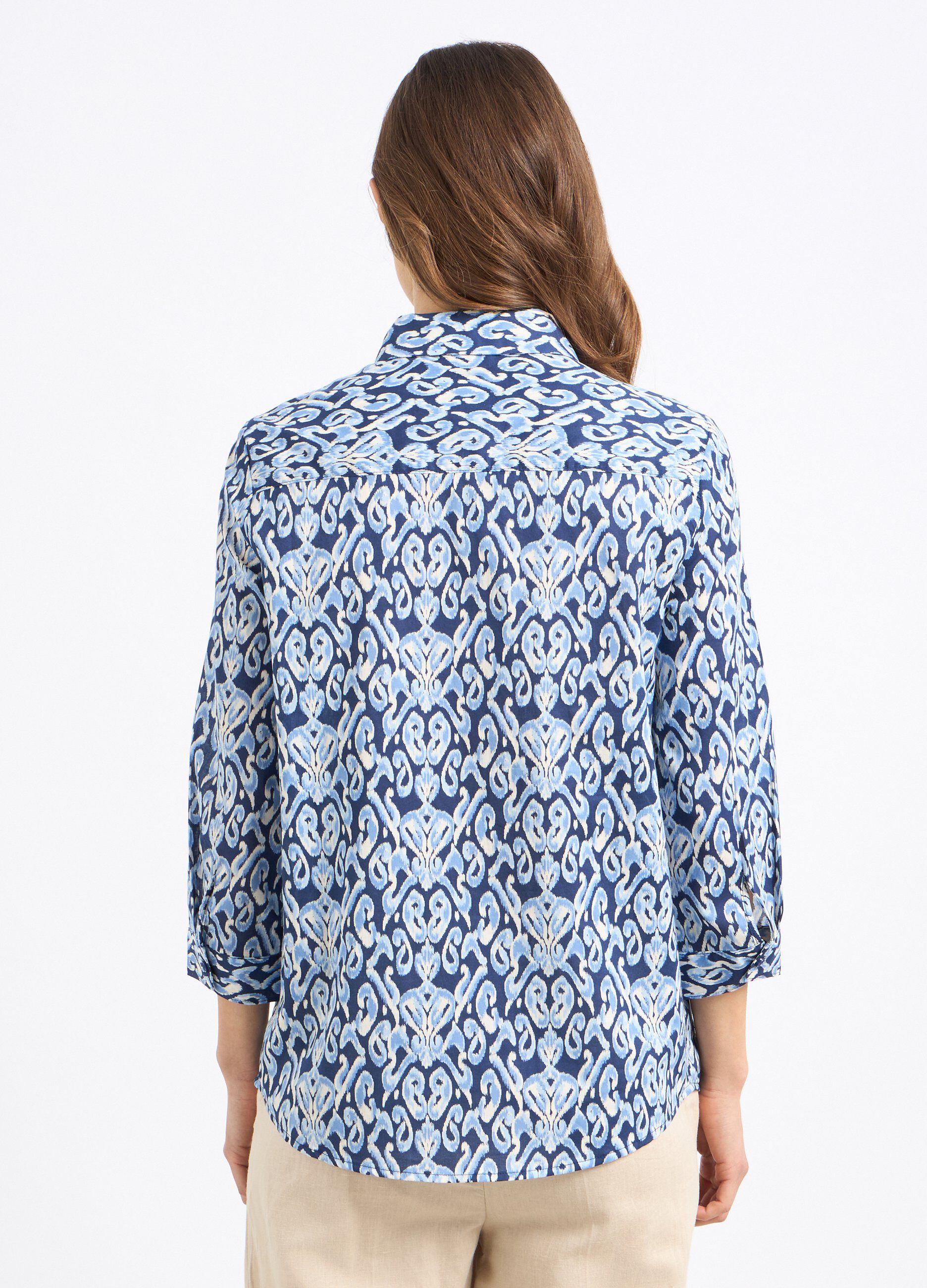 Camicia in puro cotone bio donna_1