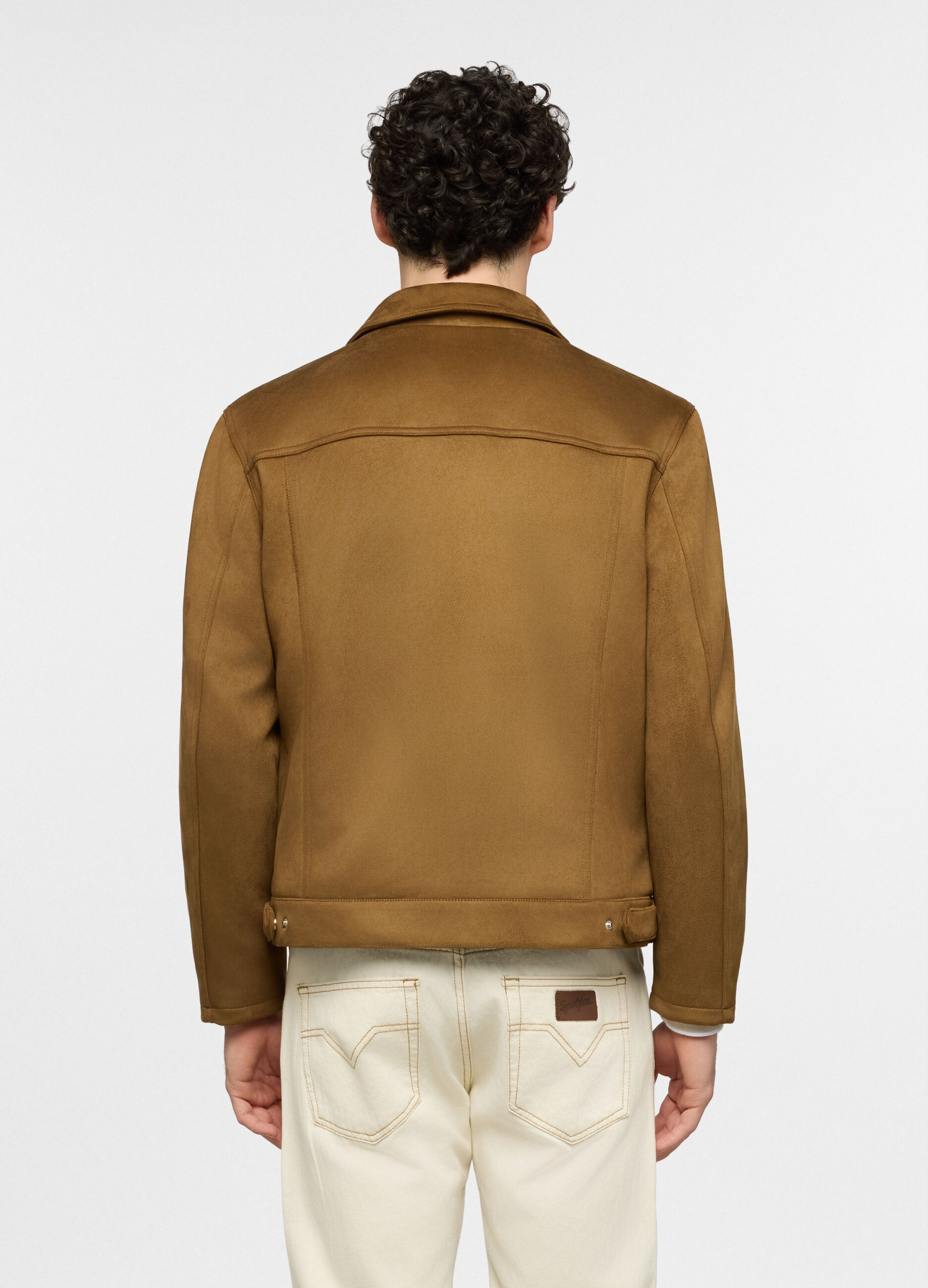 Giacca in ecopelle scamosciata uomo_2